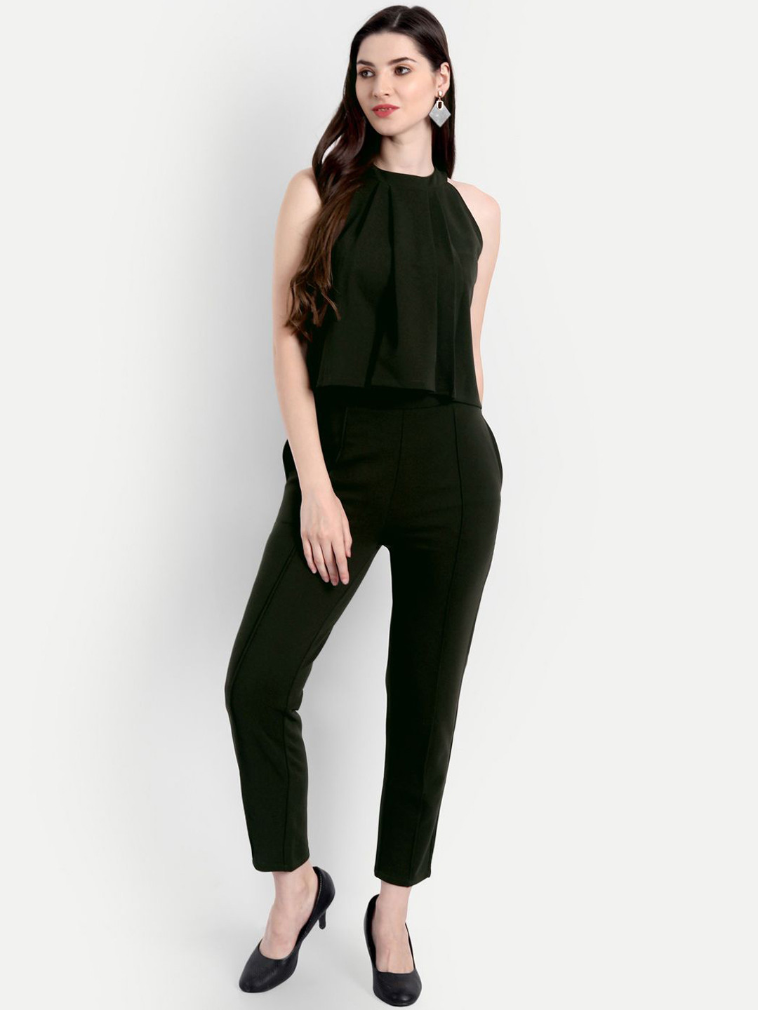 BROADSTAR Women Sleeveless Top With Trouser Co-Ords