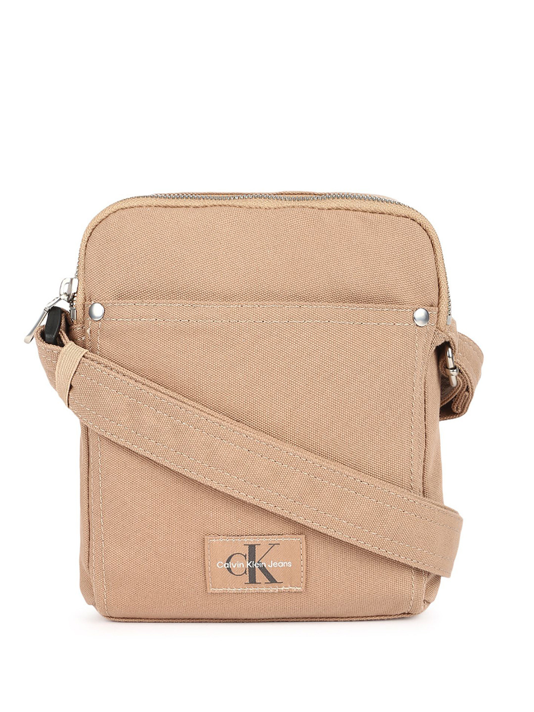 Calvin Klein Men Embellished Backpack With Compression Straps