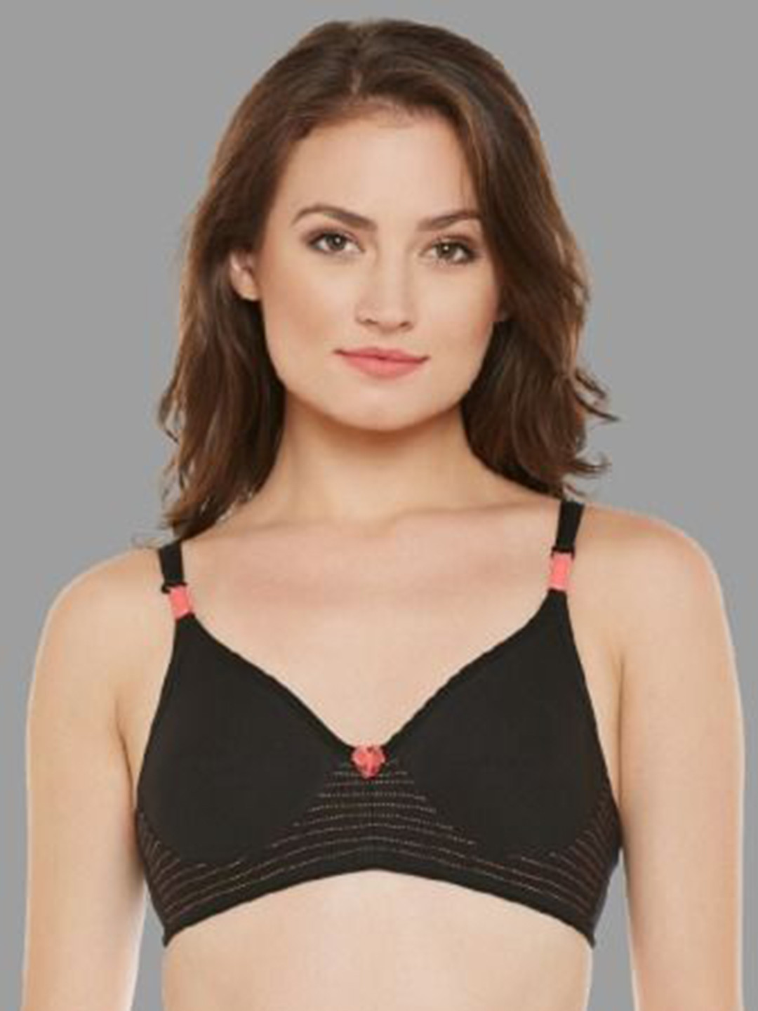 Claura Women Black Full Coverage Lightly Padded Non-Wired and Non T-shirt Bra