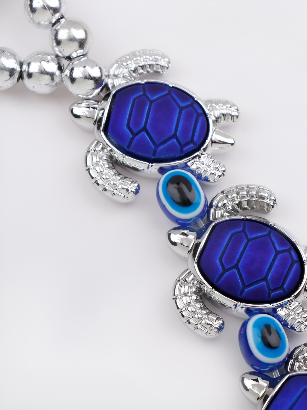 Archies Blue Glossy Turtle Good Luck Evil Eye Wall Hanging