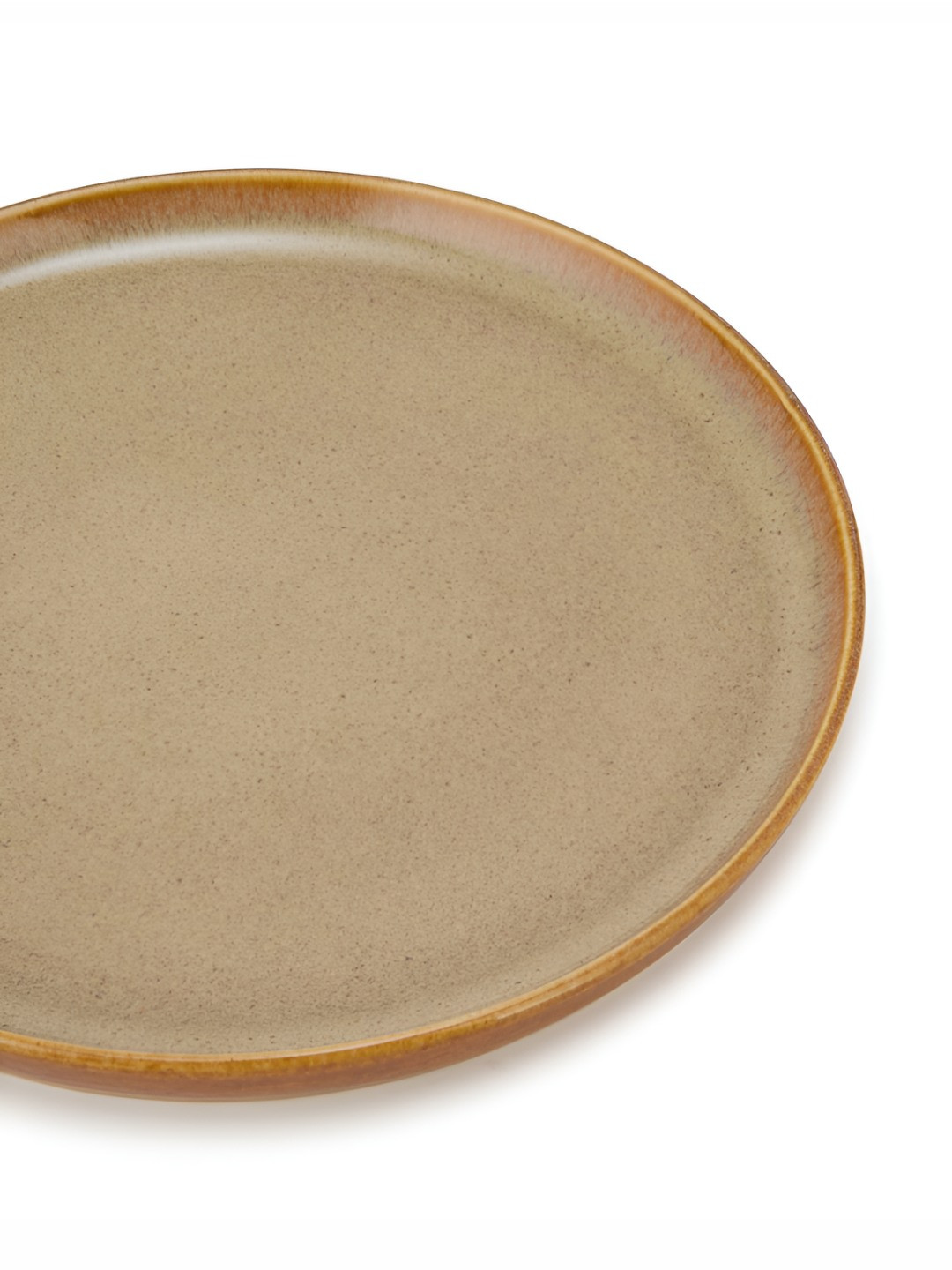 Fabindia Farsi Yellow Dishwasher and Microwave Safe Ceramic Dinner Plate