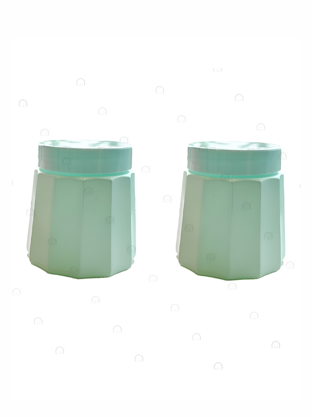Tyche enterprises Sea Green 2 Pieces Glass Dishwasher Safe Containers
