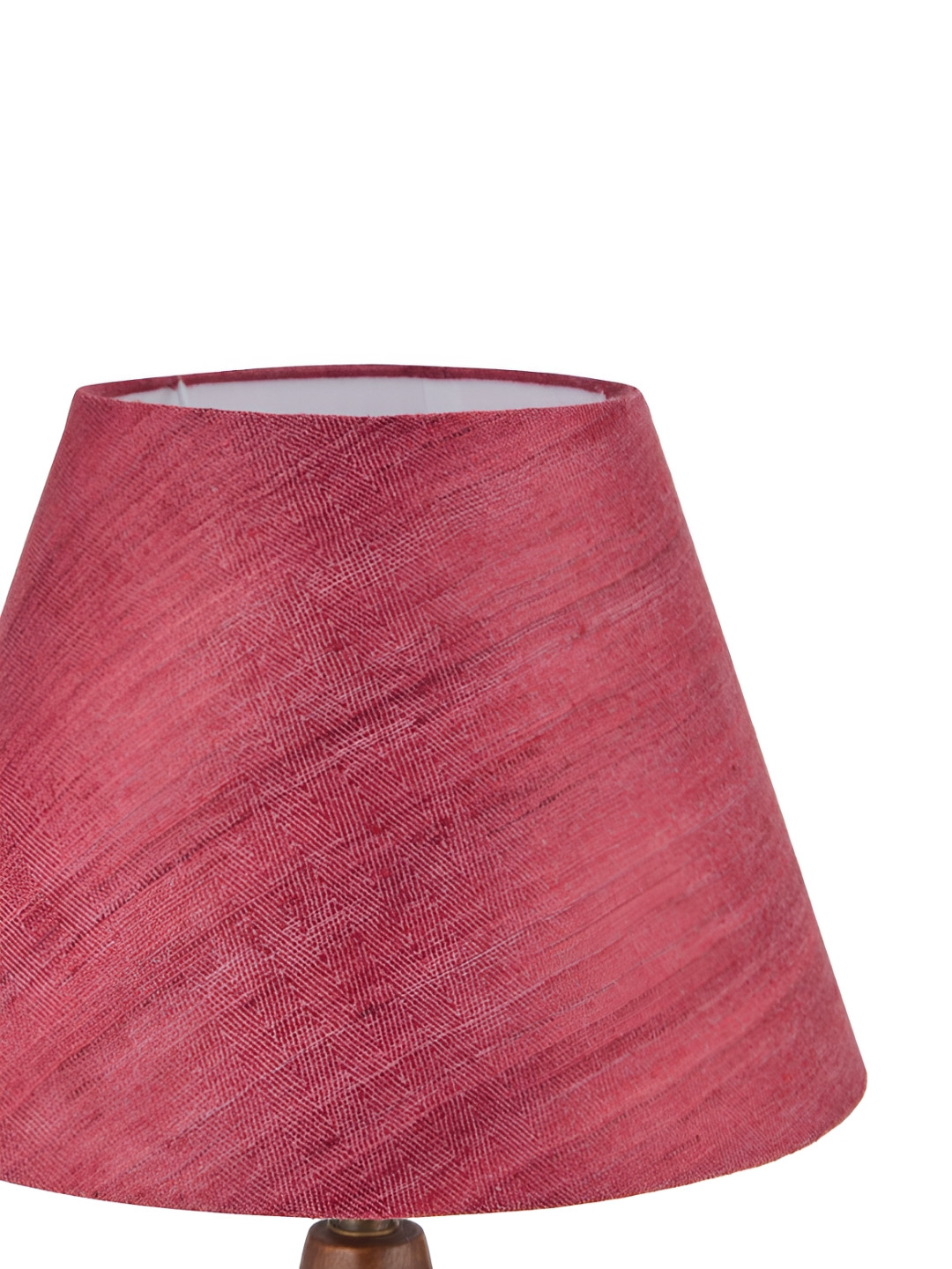 Fabindia Red Cotton Basix Tapered Drum Lampshade