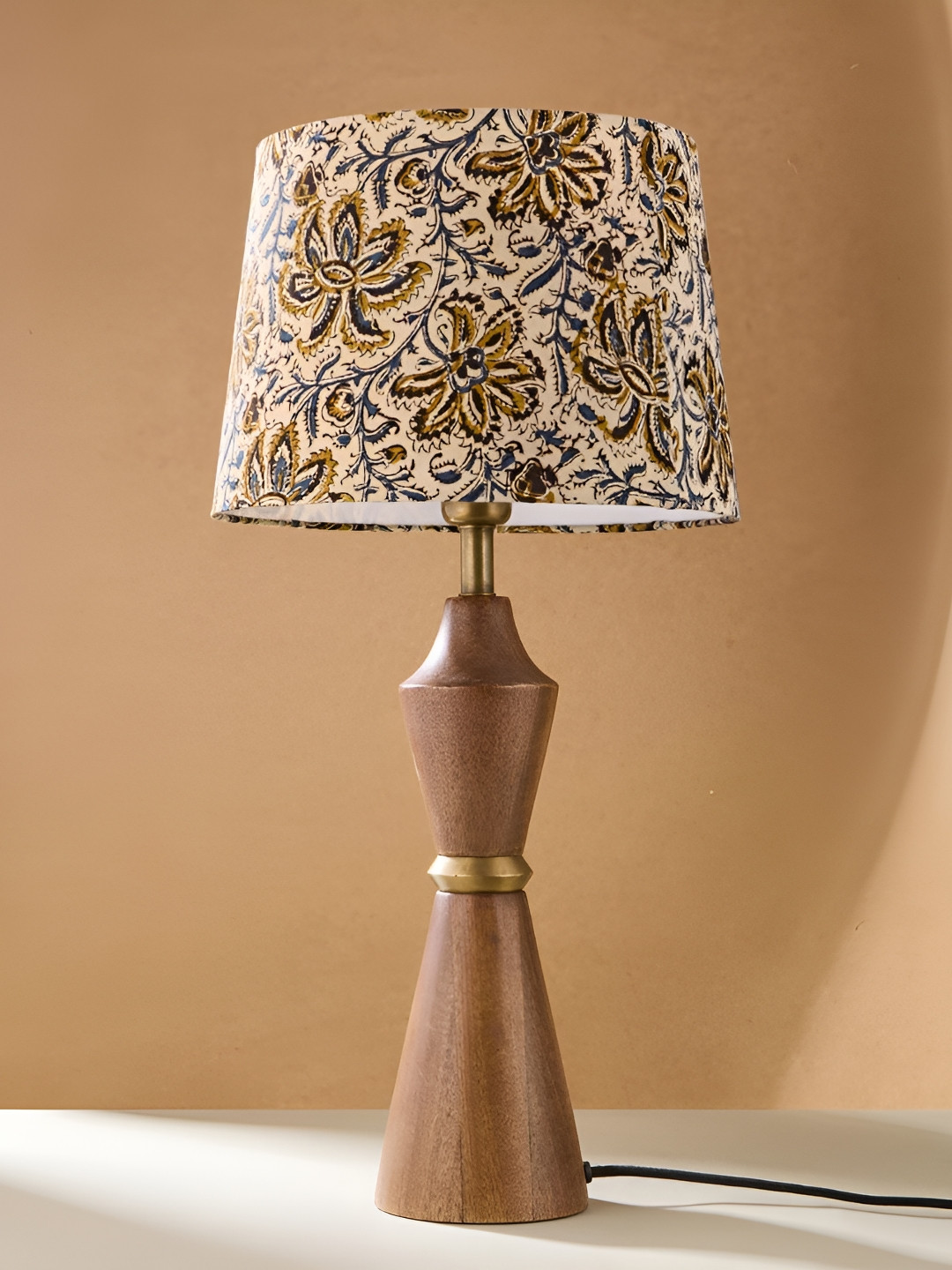 Fabindia Multi Cotton Arpit Tapered Drum Lampshade