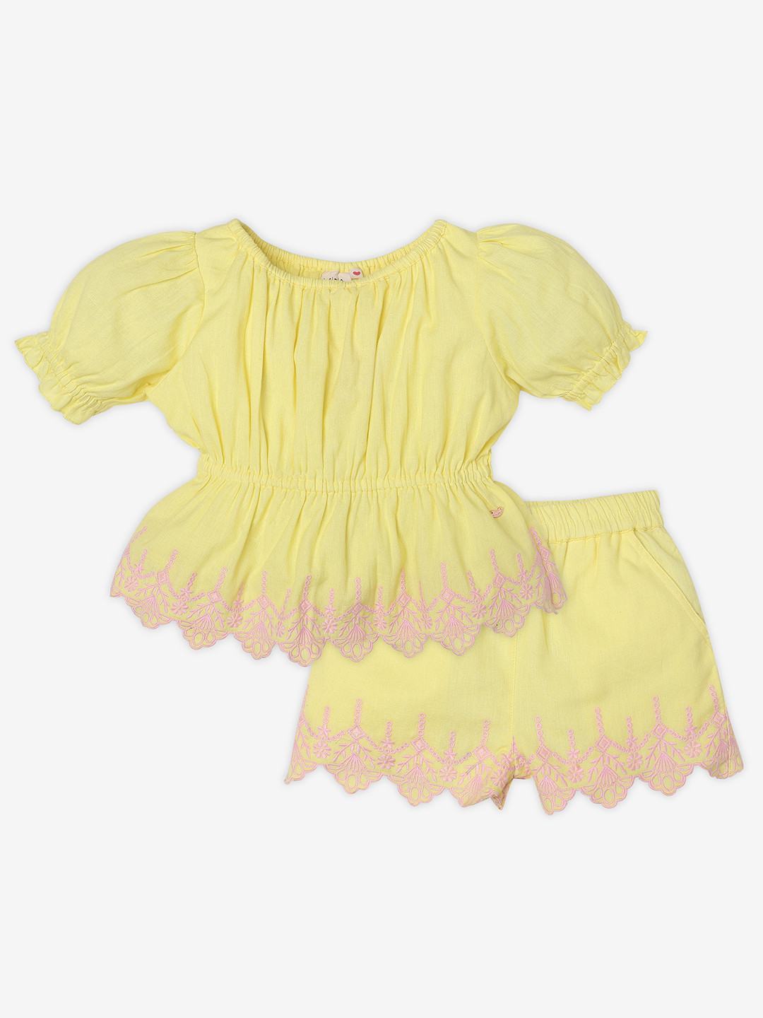 Ed-a-Mamma Girls Top with Shorts