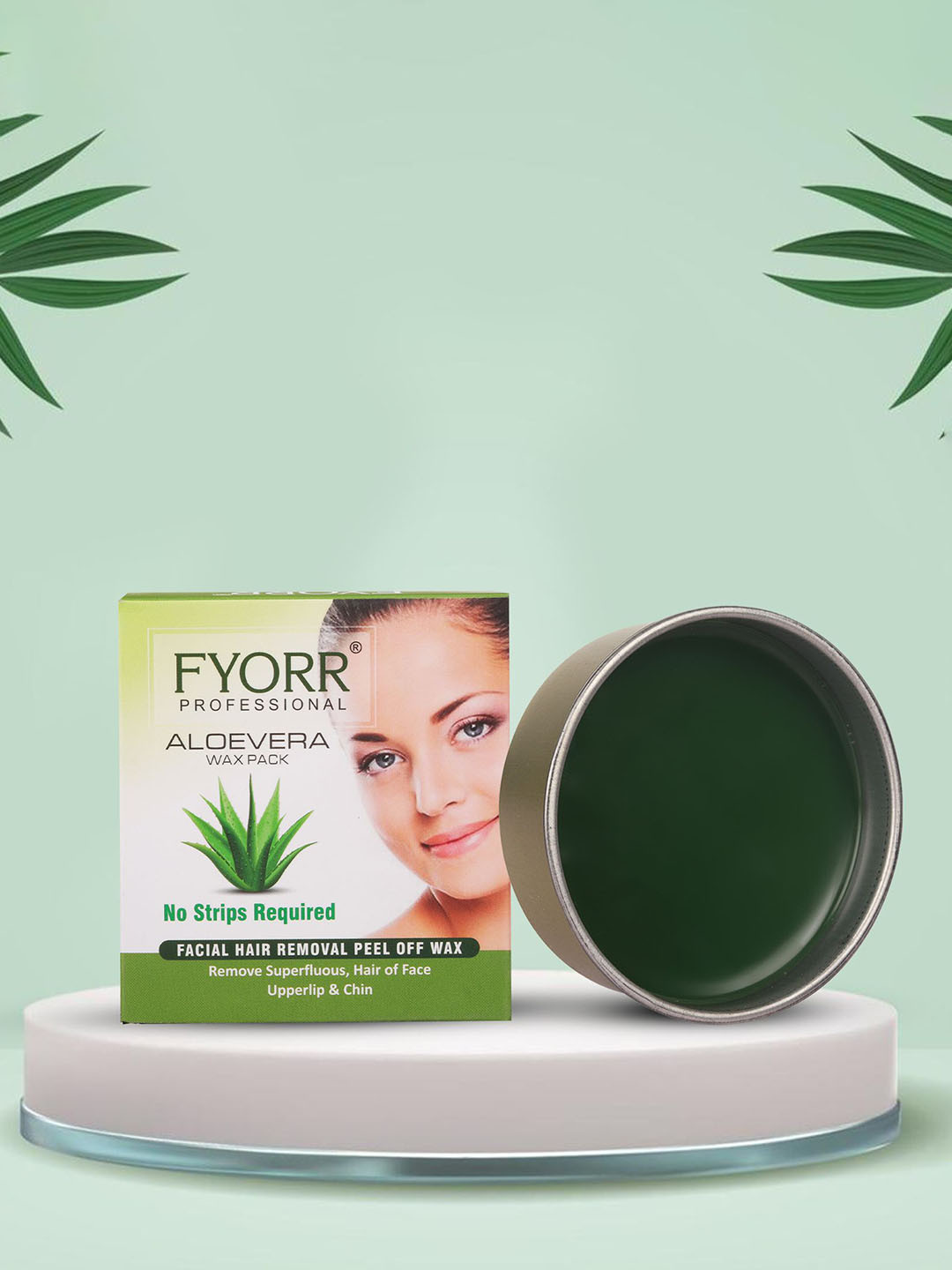 FYORR Aloe Vera Facial Hair Removal Peel Off Wax - 80 g