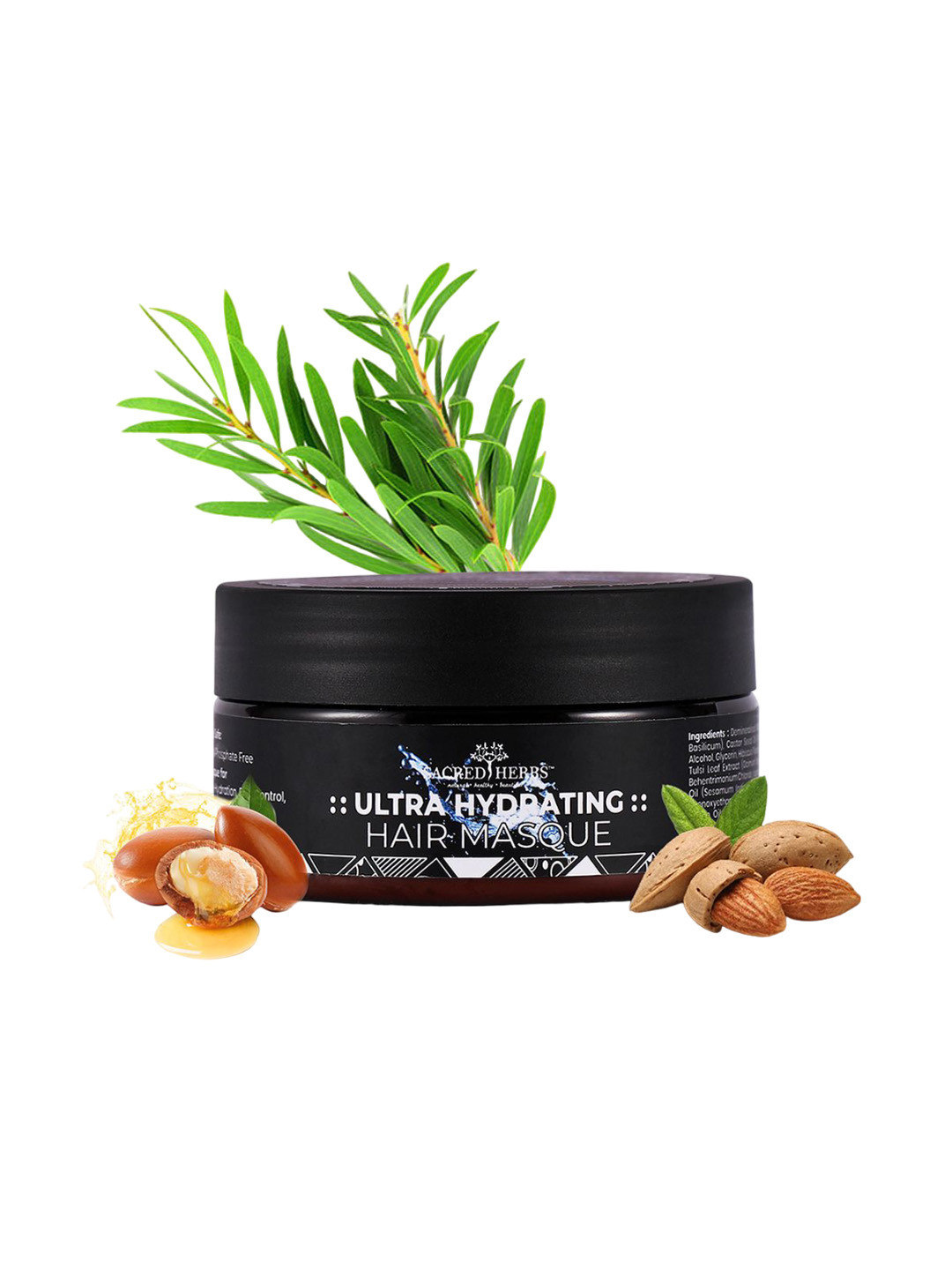 SACRED HERBS Ultra Hydrating Hair Masque For Dry Dull Frizzy & Dehydrated Hair - 125 g