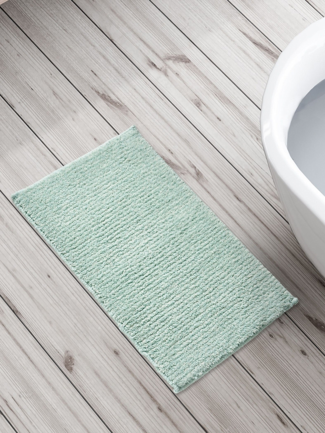 Home Centre Green Textured 120 GSM Anti-Slip Bathmat