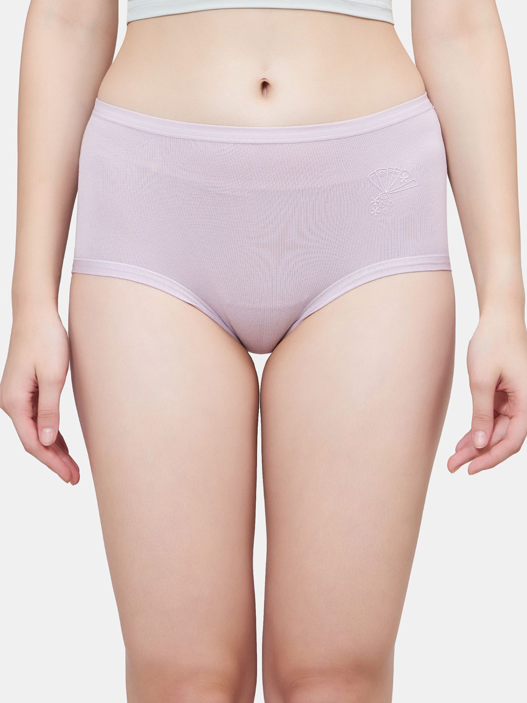 PLUMBURY Mid-Rise Hipster Briefs-PL-PANTY-805-GR-S