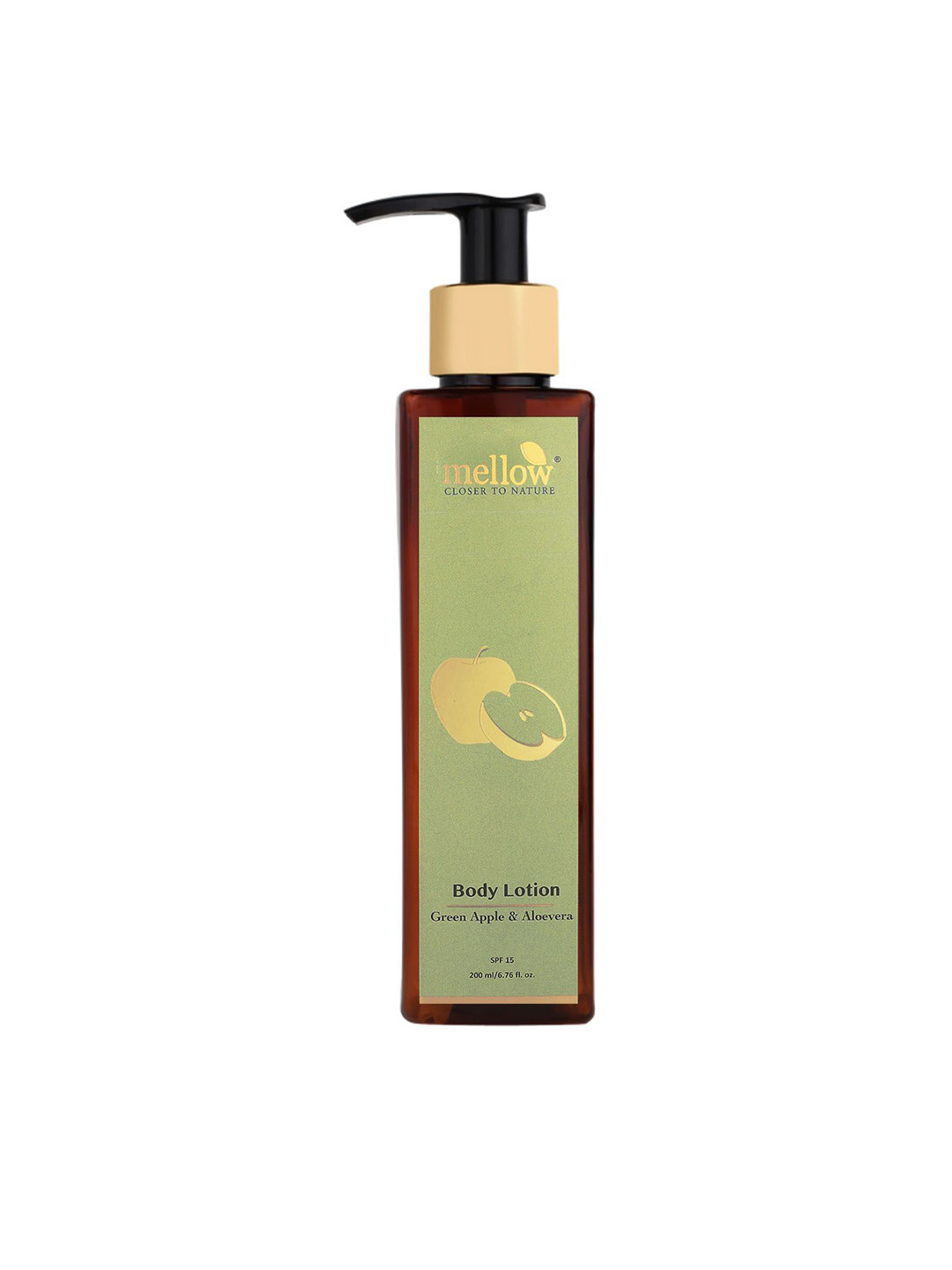 MELLOW Herbals Ayurvedic Green Apple Body Lotion With Aloe Vera & Shea Butter- 200 ml