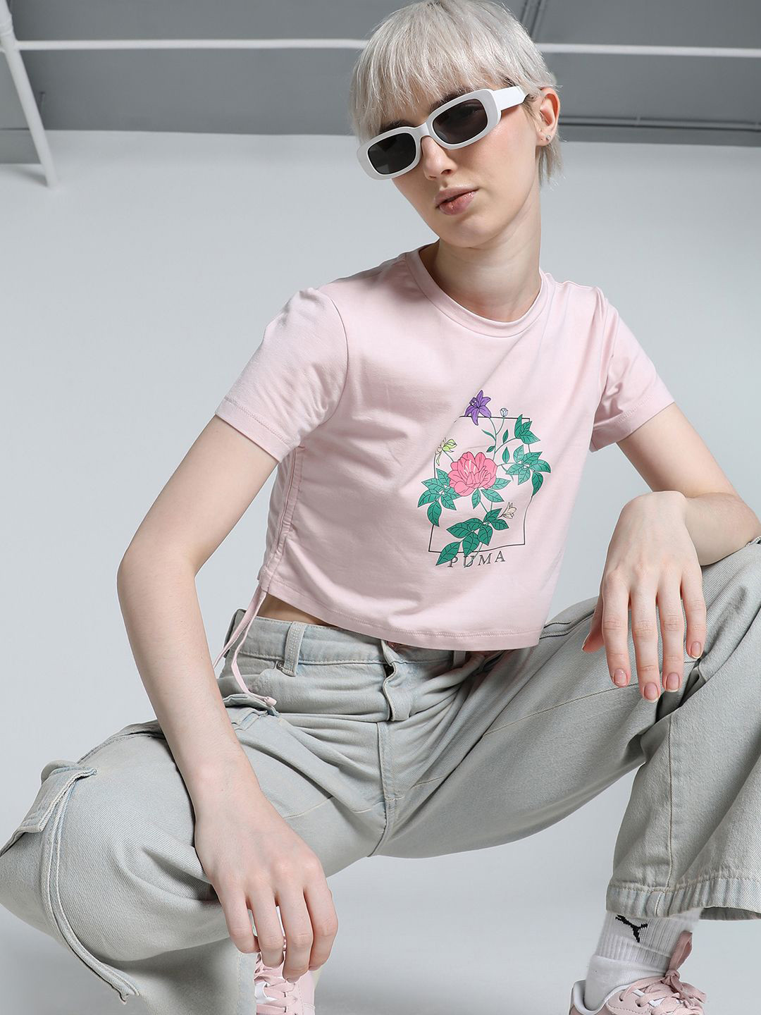 Puma Classics Petalia Women Graphic Tee