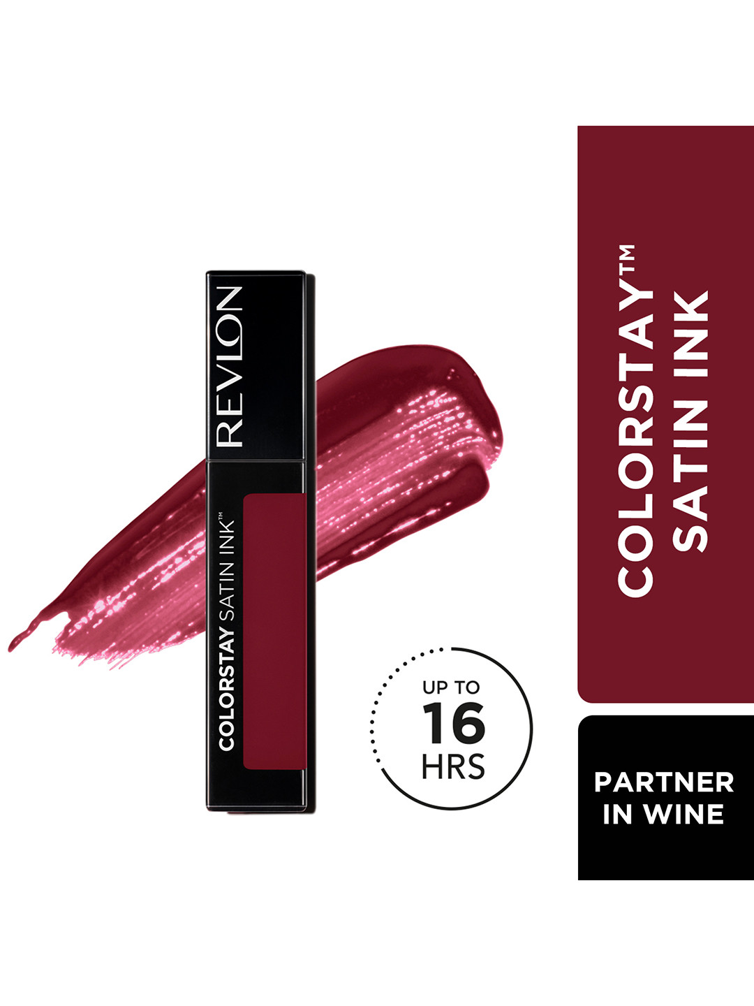 Revlon Colorstay Satin Ink Liquid Lip Color 5 ml - Partner In Wine