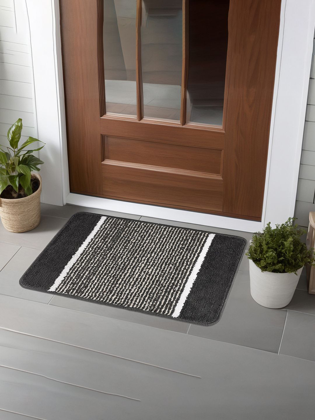 Kuber Industries 16x24 Inch Anti-Skid Water-Absorbent Door Mats or Floor Mat For Kitchen