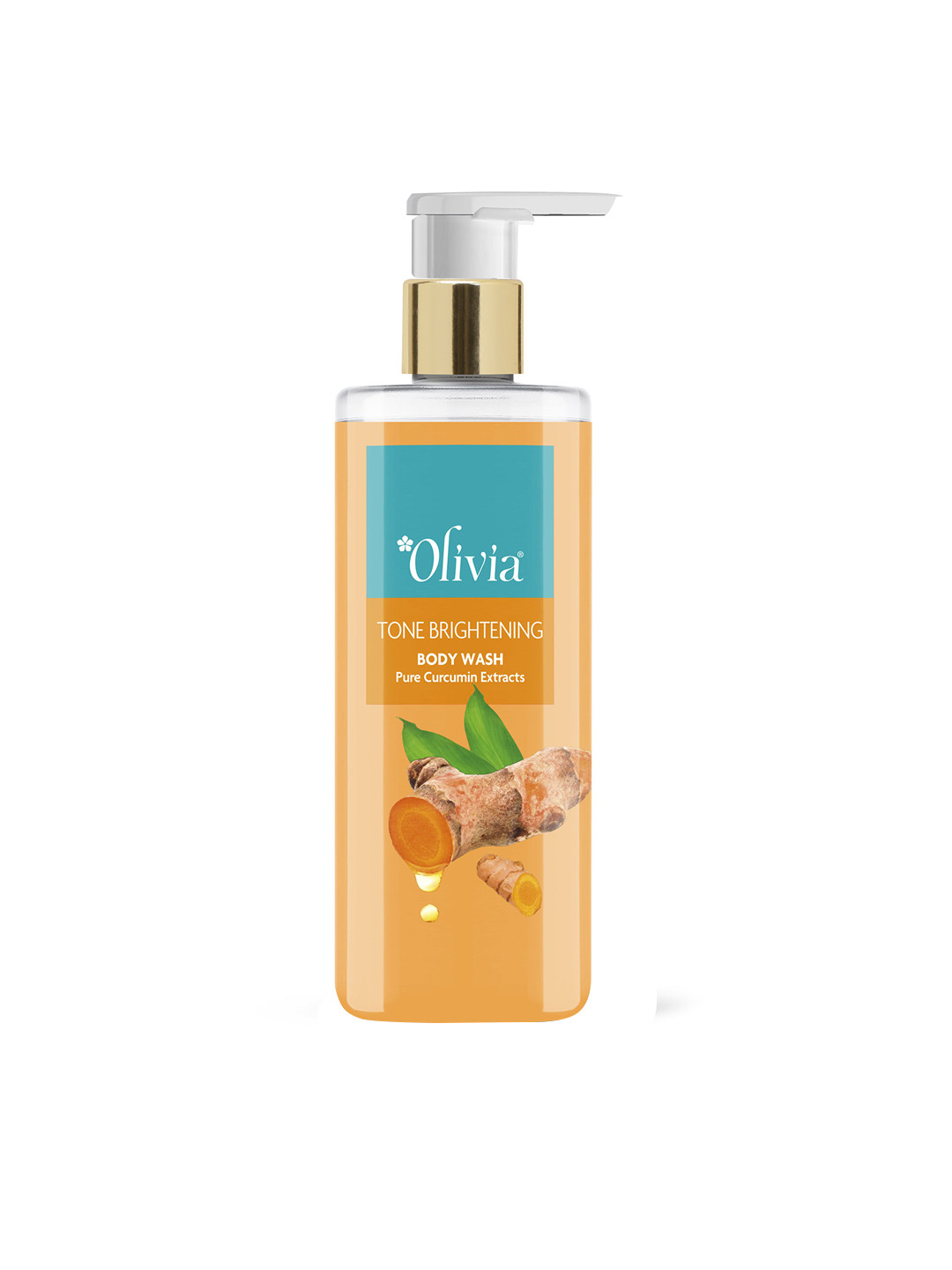 Olivia Tone Brightening Body Wash With Pure Curcumin Extracts -250ml
