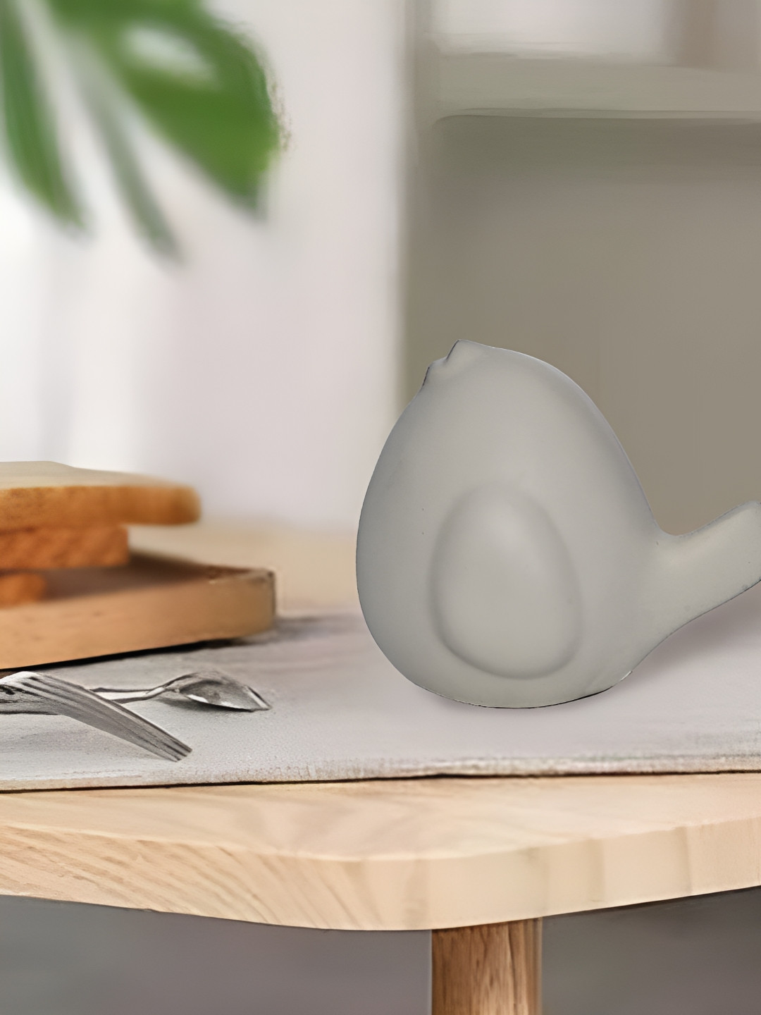 Cortina Grey Polyresin Matte Living Room Tiny Showpiece - 2 Inches