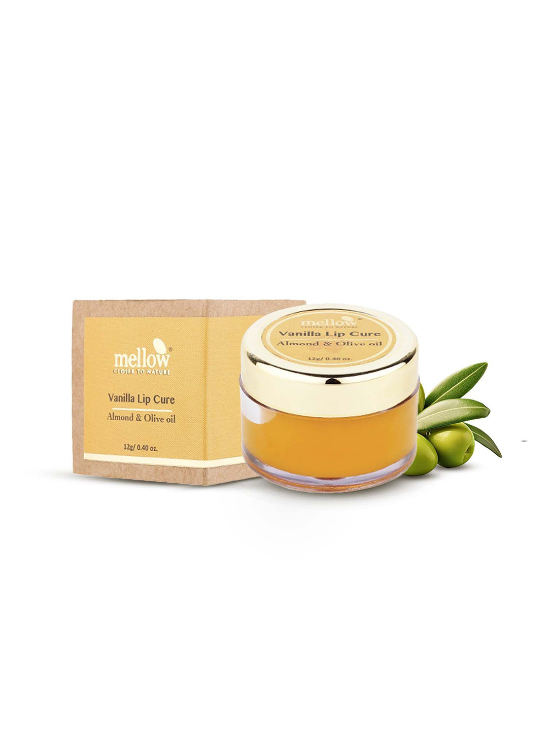 MELLOW Vanilla Lip Cure For Dry & Chapped Lips -12 g