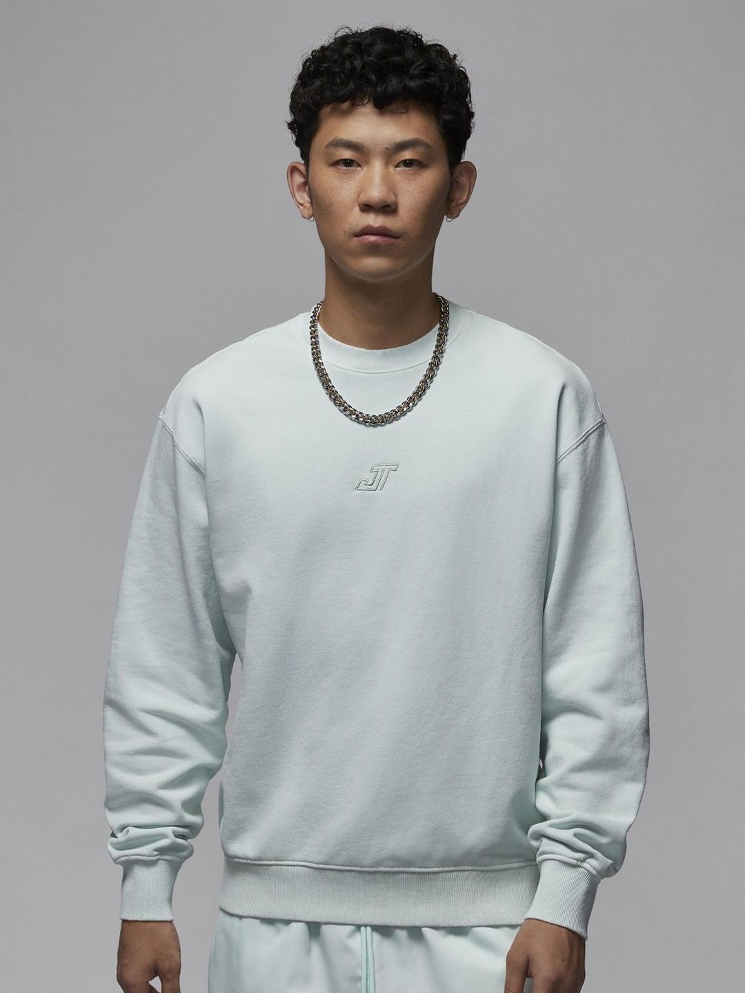 【NIKE】Tatum Men's Fleece Crew-Neck Sweatshirt Tatum Men's Fleece Crew-Neck Sweatshirt Jayson Tatum has