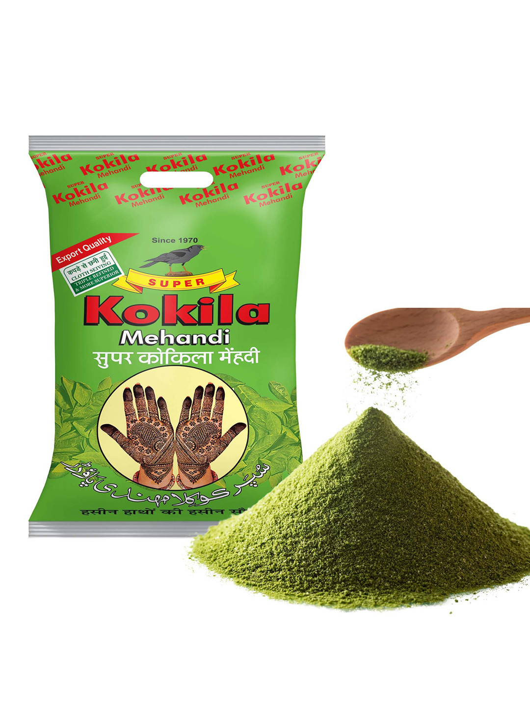 KOKILA 100% Organic Natural Conditioning Henna Powder - 400g-  Brown