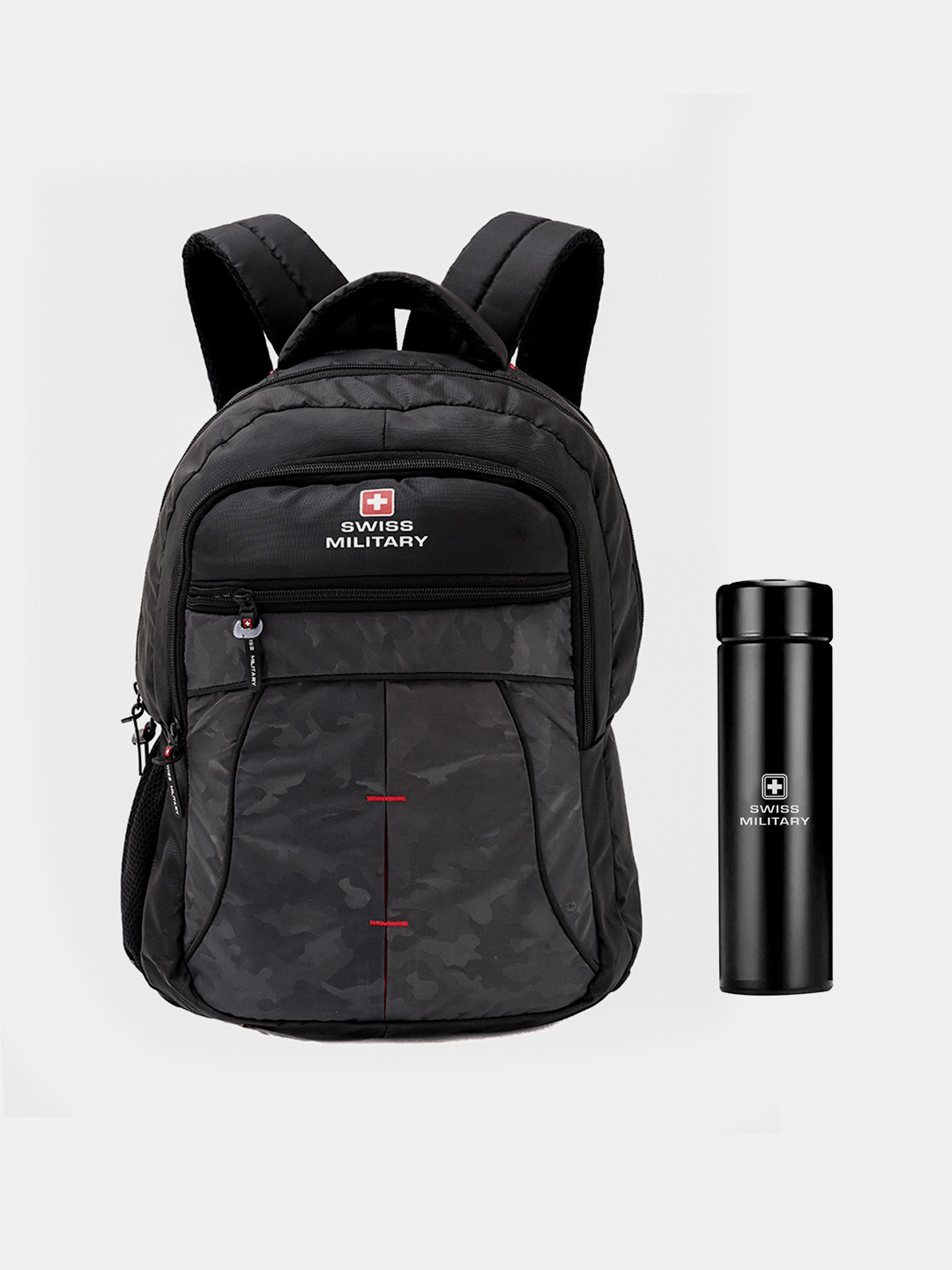 SWISS MILITARY Unisex Camouflage Printed Backpack