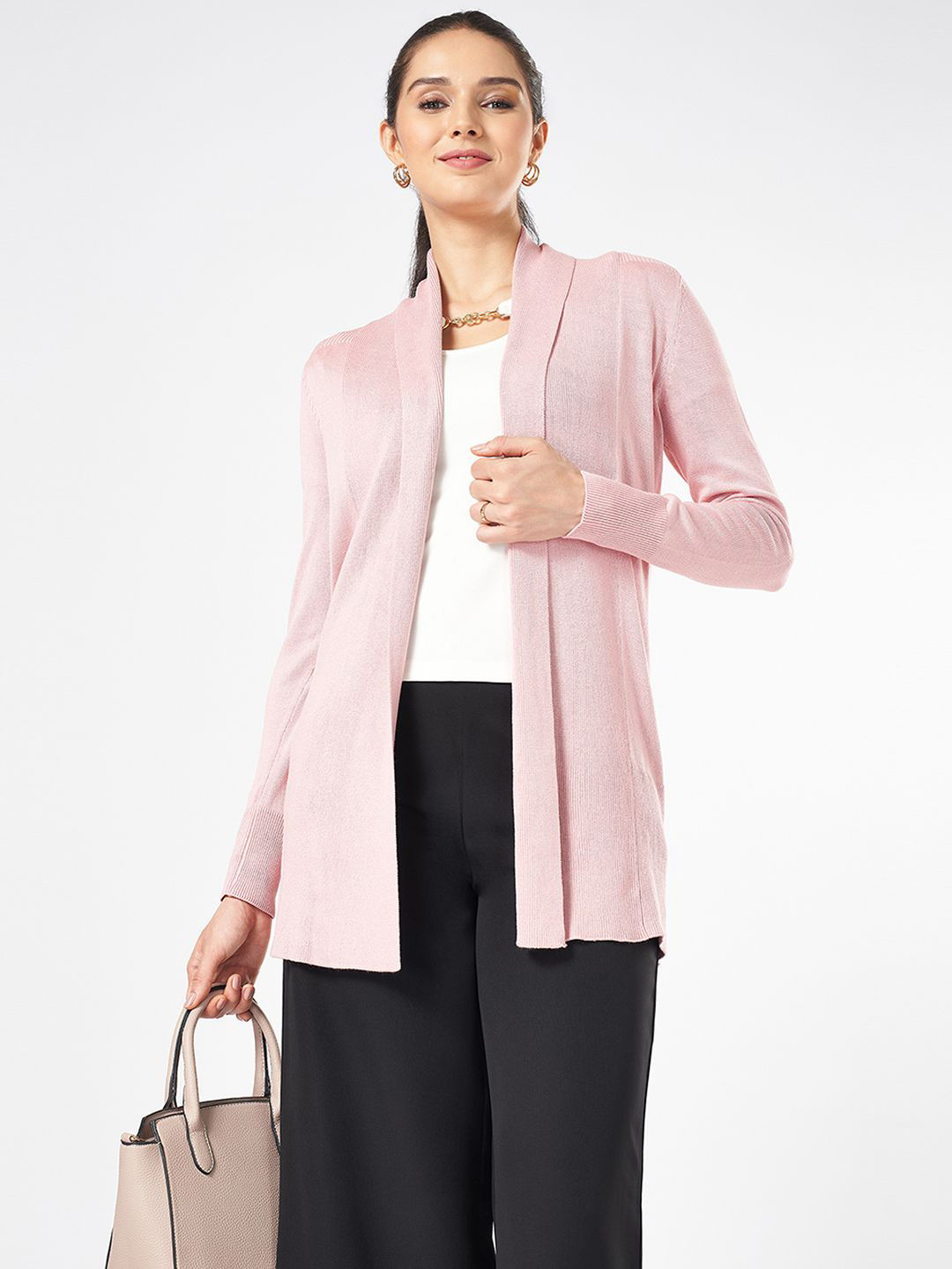 Annabelle by Pantaloons Women Longline Cardigan