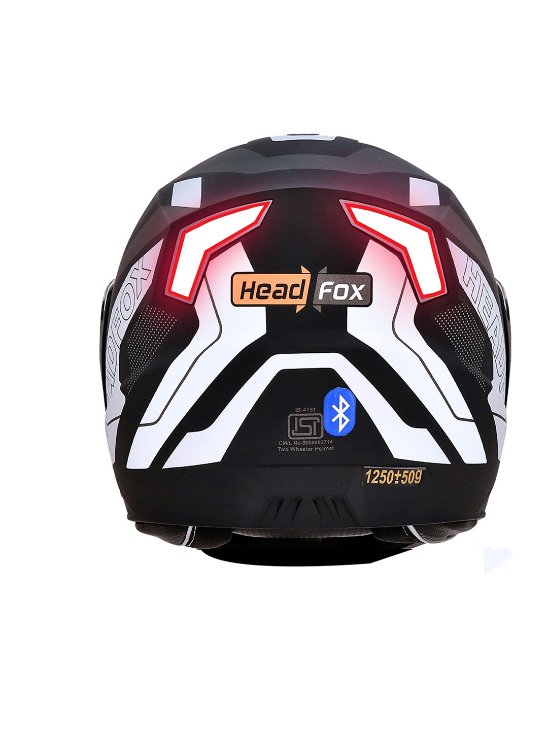 HEADFOX N2 Matt Air 7 Smart Bluetooth Calls Music GPS & Voice Asst. Road DV Helmet