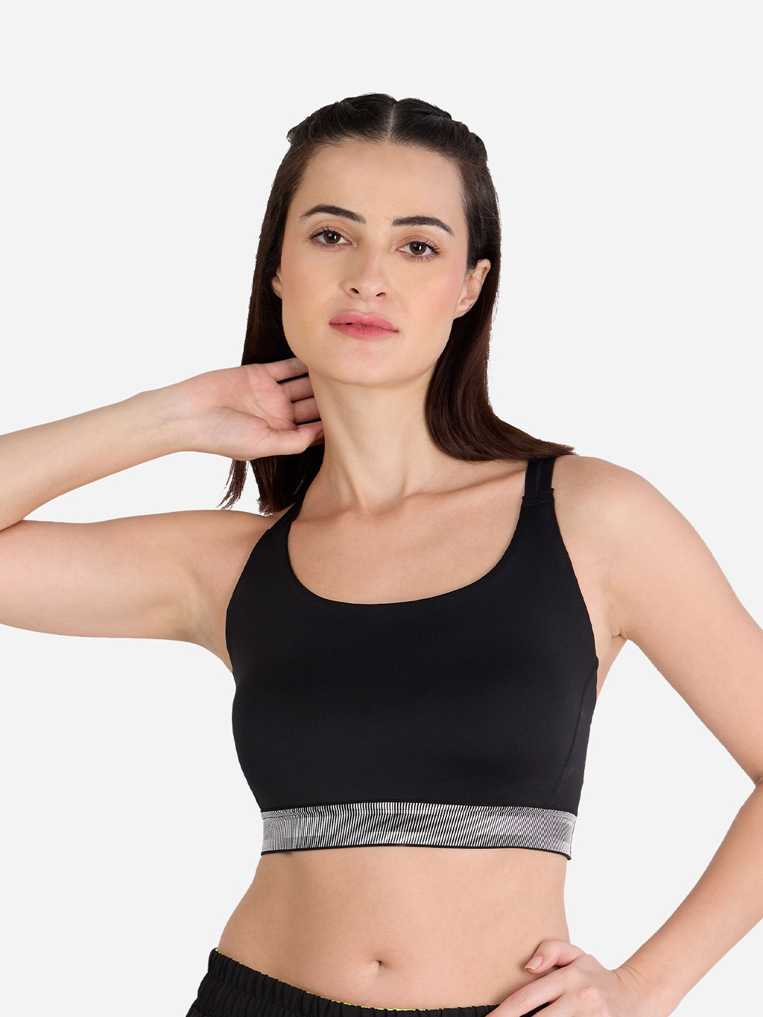 Skechers Criss Cross Back Sports Bra- BR0004ID-BLK
