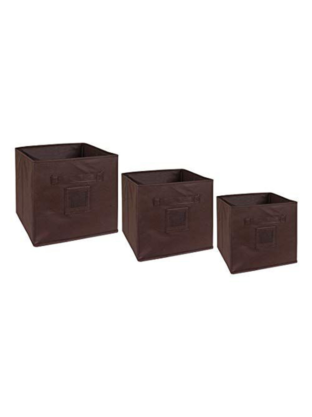 prettykrafts Brown 3 Pieces Drawer Organisers