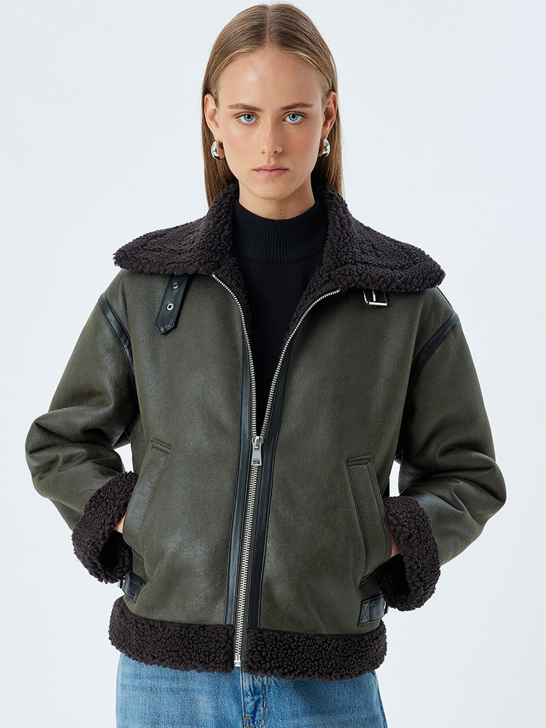Koton Women Open Front Jacket