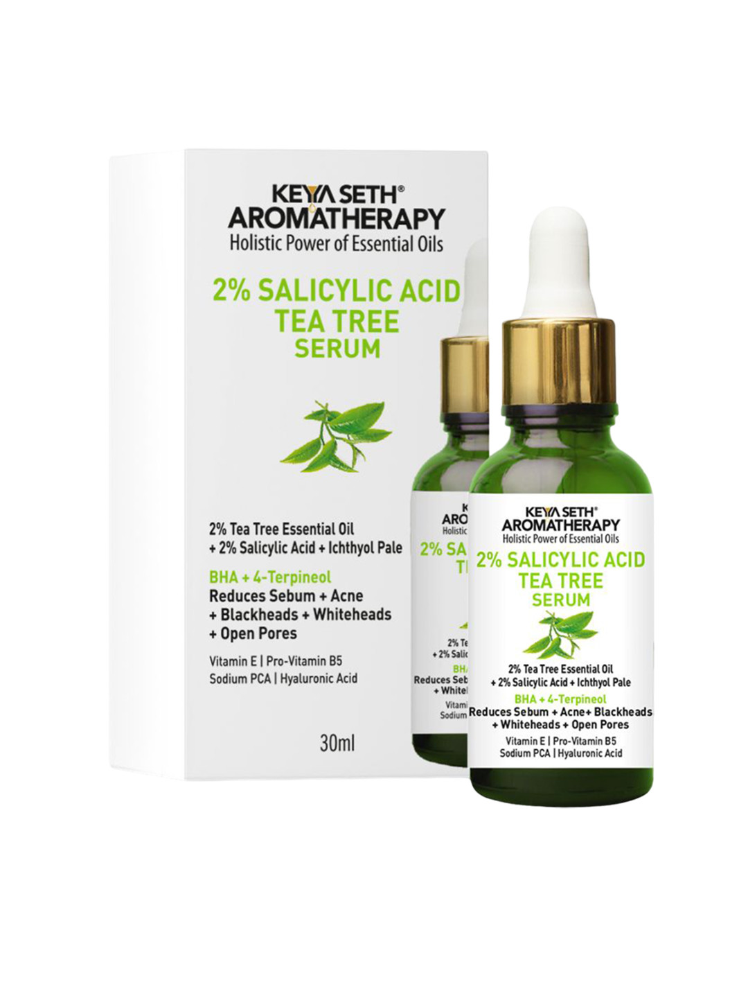 KEYA SETH AROMATHERAPY  Tea Tree Serum With 2% Salicylic Acid - 30 ml
