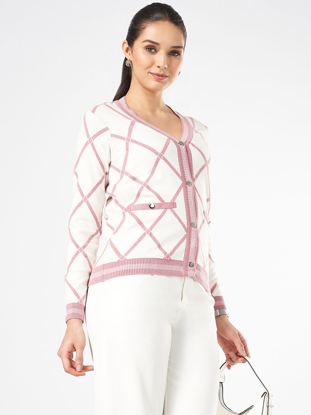 Annabelle by Pantaloons Women Printed Cardigan