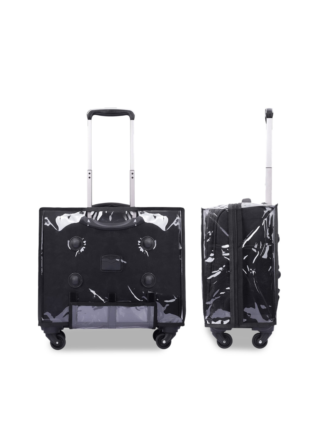 THE CLOWNFISH Soft-Sided Cabin Trolley Bag With Protective Cover