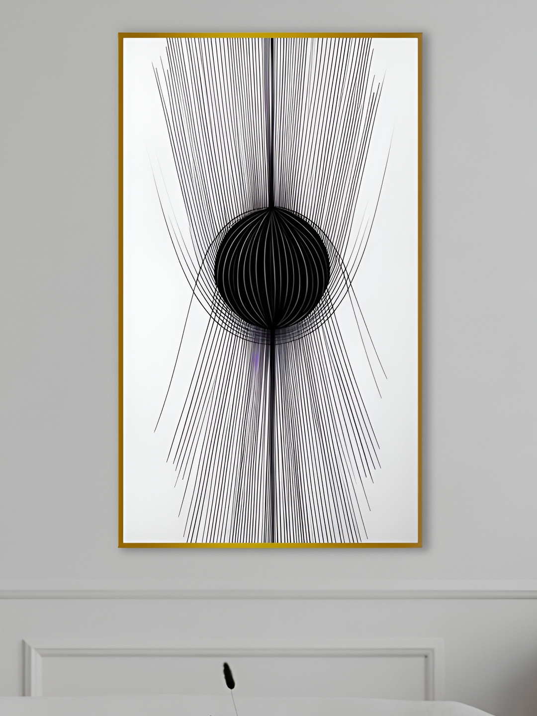 nestroots Visual Contrast Canvas Wall Rectangle Paintings Wall Art -24 x 36In