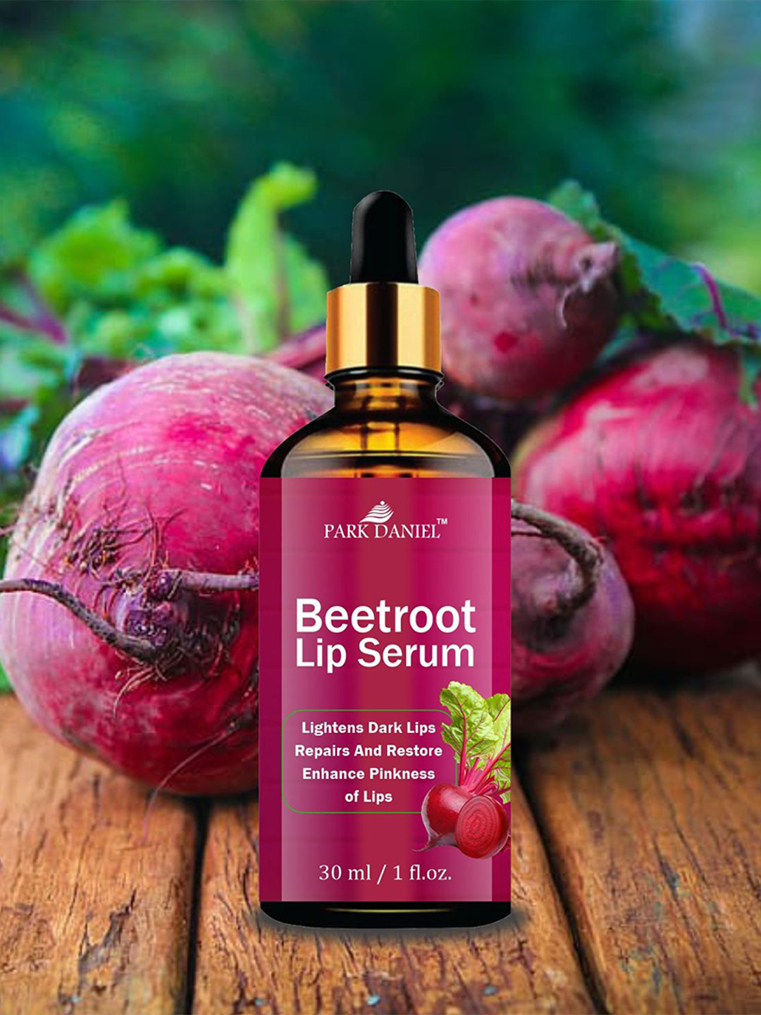 Park Daniel Beetroot Lip Serum Oil For Soft & Shiny Lips - 30 ml