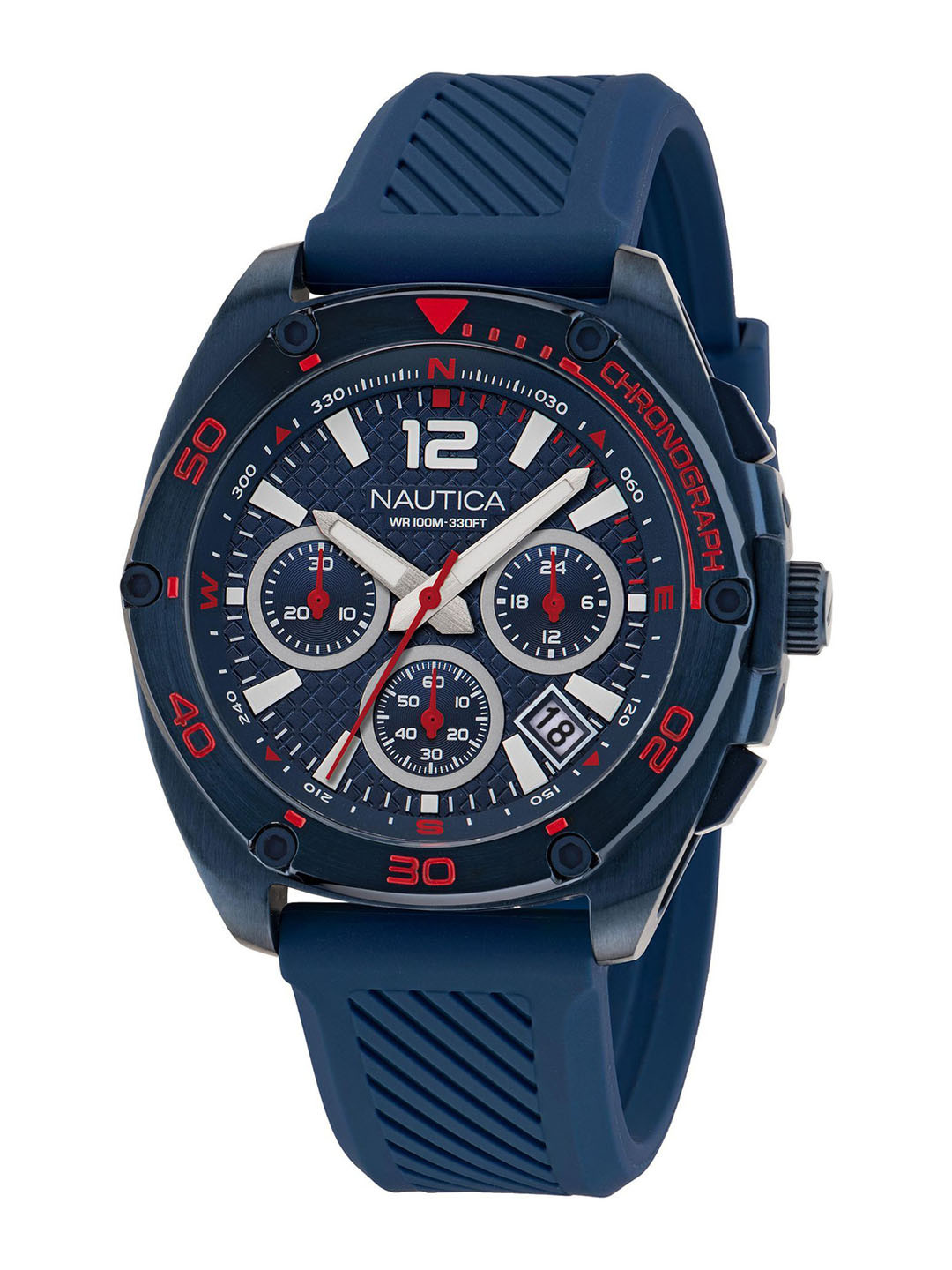 Nautica Men Dial & Silicon Straps Analogue Watch NAPTCS303