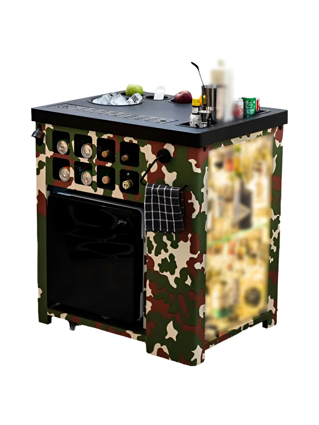 Haus of Bars SpeedX - Model X Printed Green Bar Cabinet