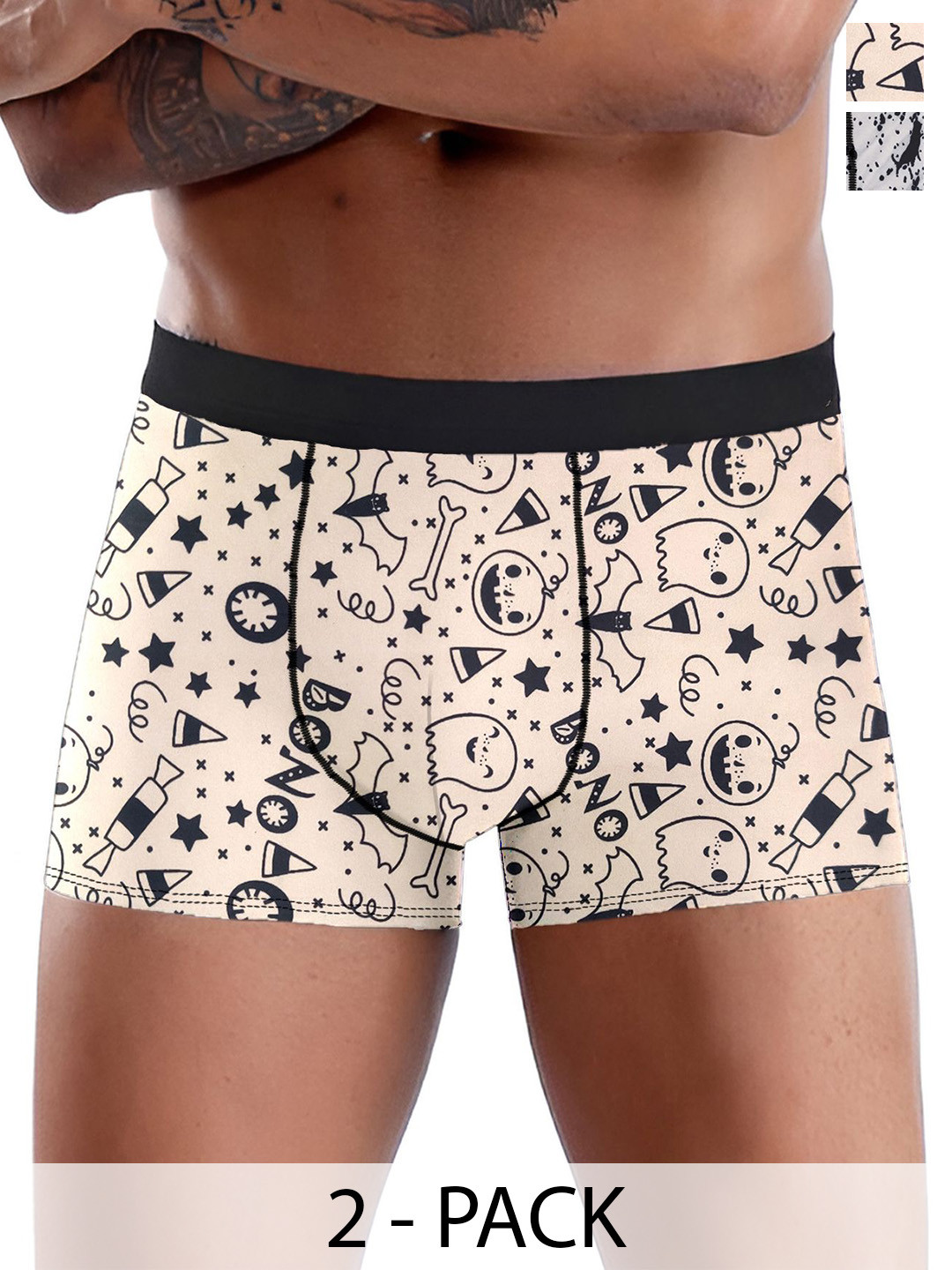 DISPENSER Pack Of 2 Printed Breathability Trunk-V10-C10-C17-L-Multi 58