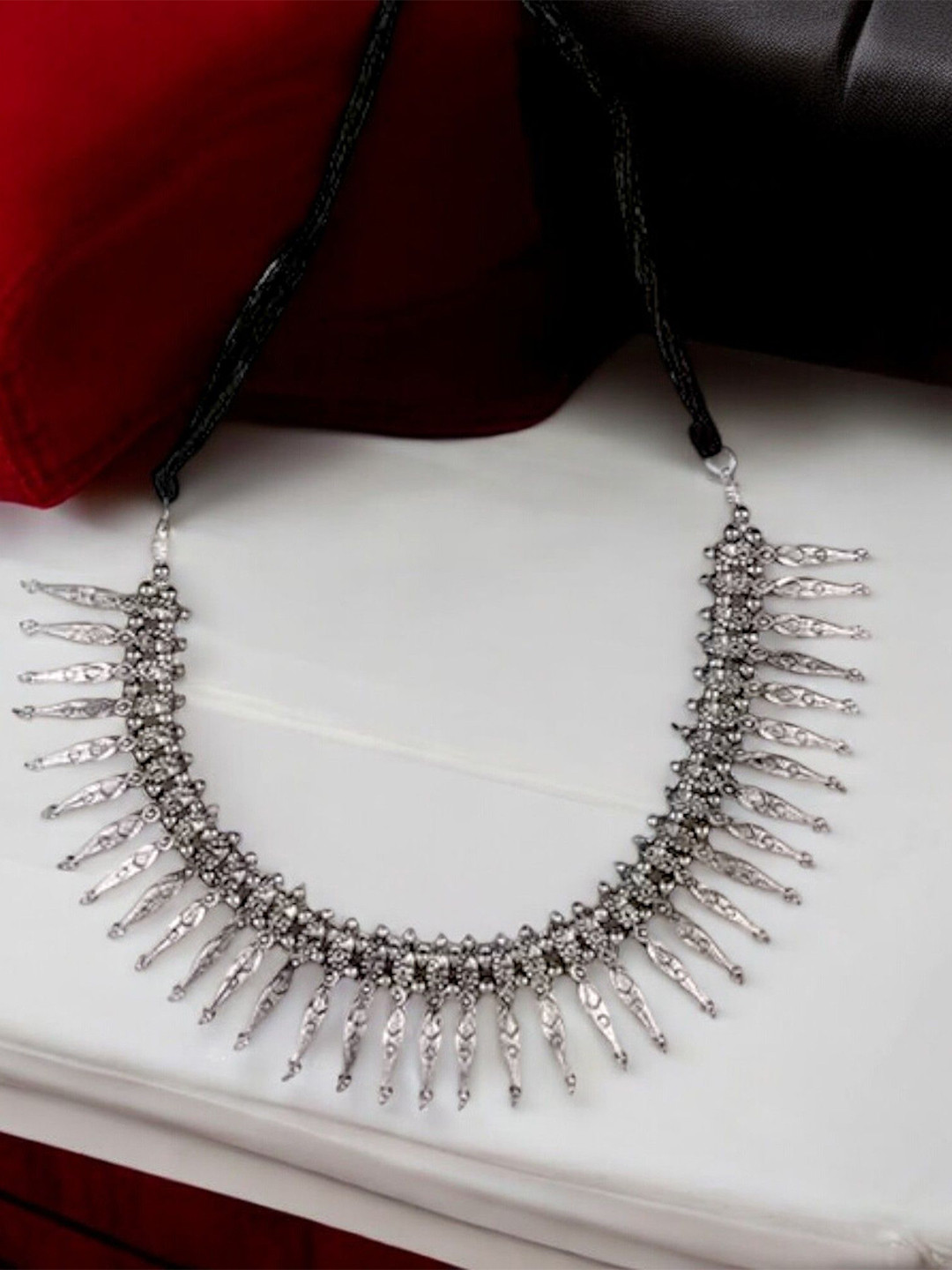 The Pari Silver-Plated Choker Necklace