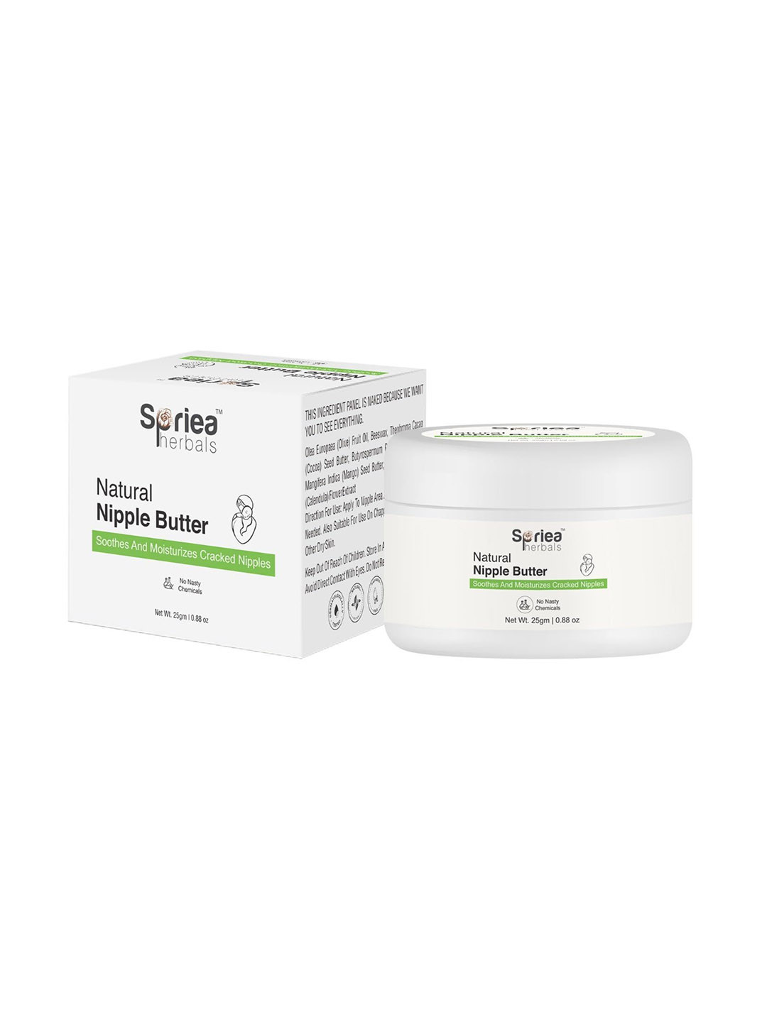 Spriea Herbals Natural Nipple Butter- 25 g