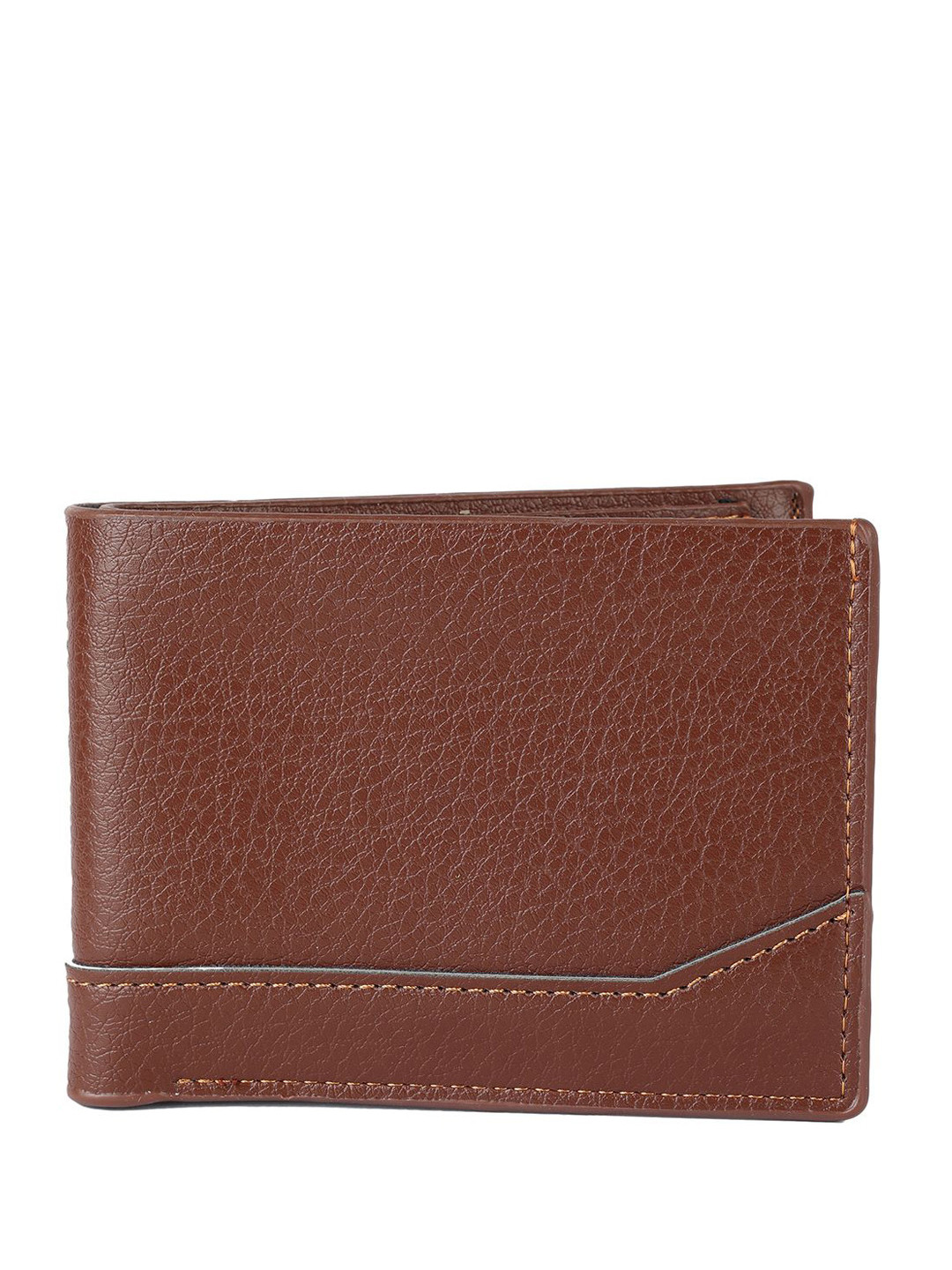 SAZARA Women Texture Leather Two Fold Wallet