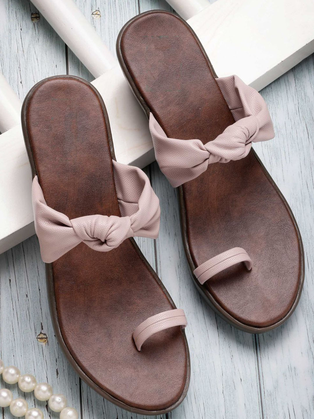 NATSHUZ Round One Toe Heels for women