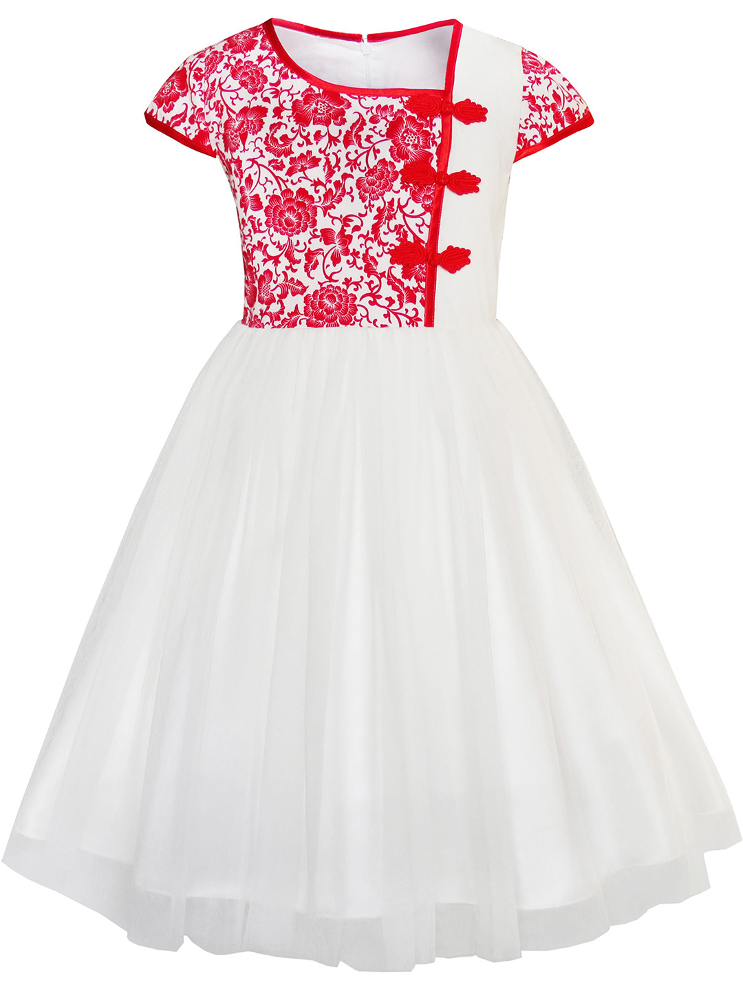Wish little Cape Sleeve Net A-Line Maxi Dress