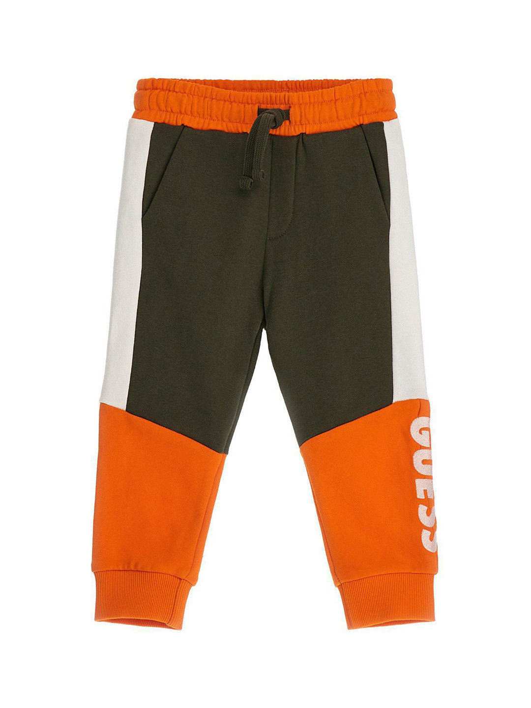 GUESS kids Girls Printed Mid-Rise Joggers Trousers