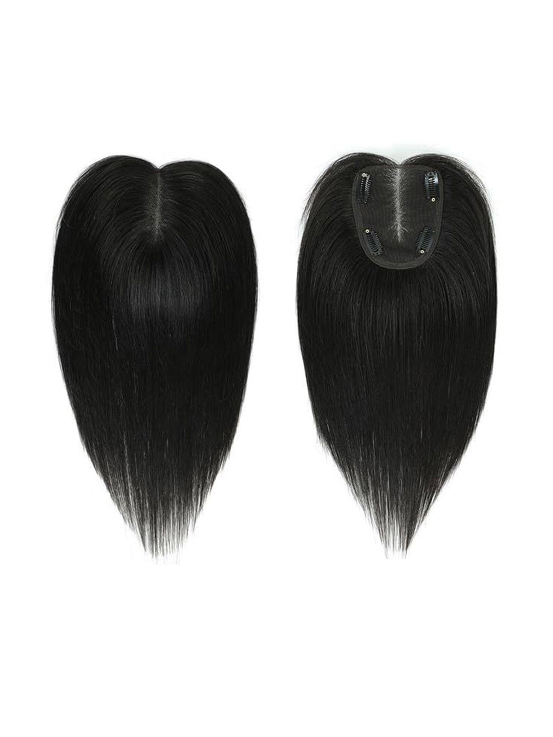CRIBE 16 Inches Hair Closure Hair Topper Hair Extension - Black