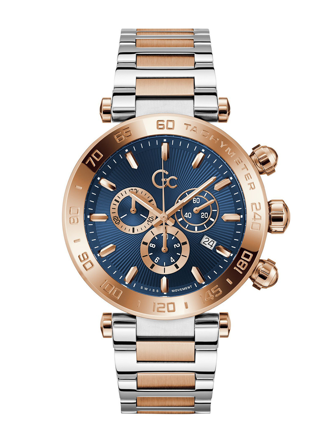 GC GUESS COLLECTION Select Blue Round Dial Men Quartz Analog Watch - Z50002G7MF