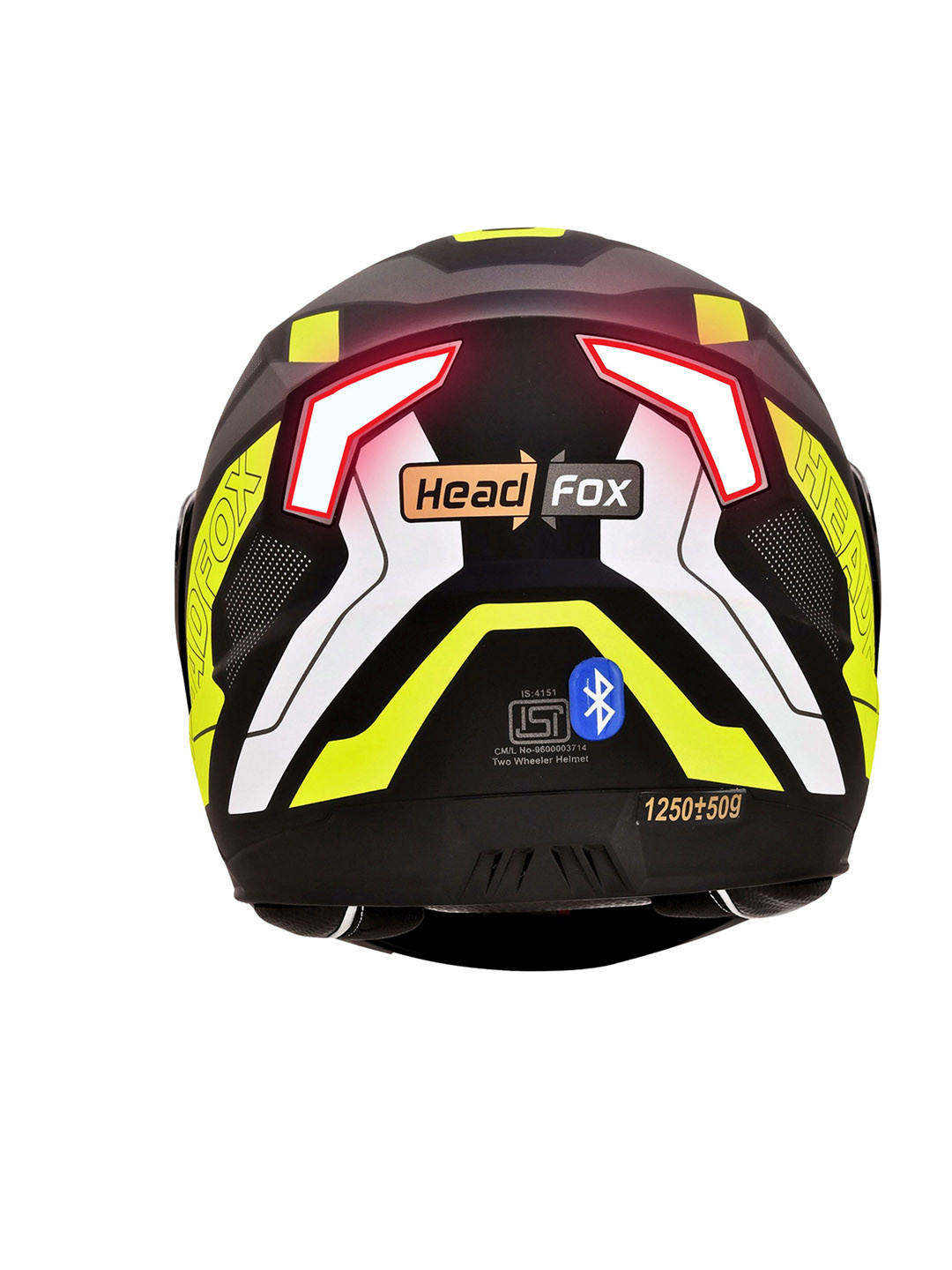 HEADFOX N2 Matt Air 7 Smart Bluetooth Calls Music GPS & Voice Asst. Road DV Helmet