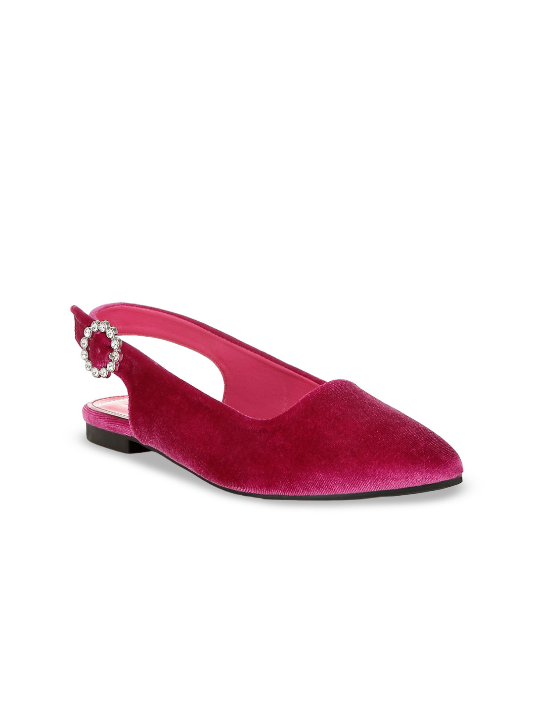 London Rag Women Slingback Ballerinas with Buckles Flats