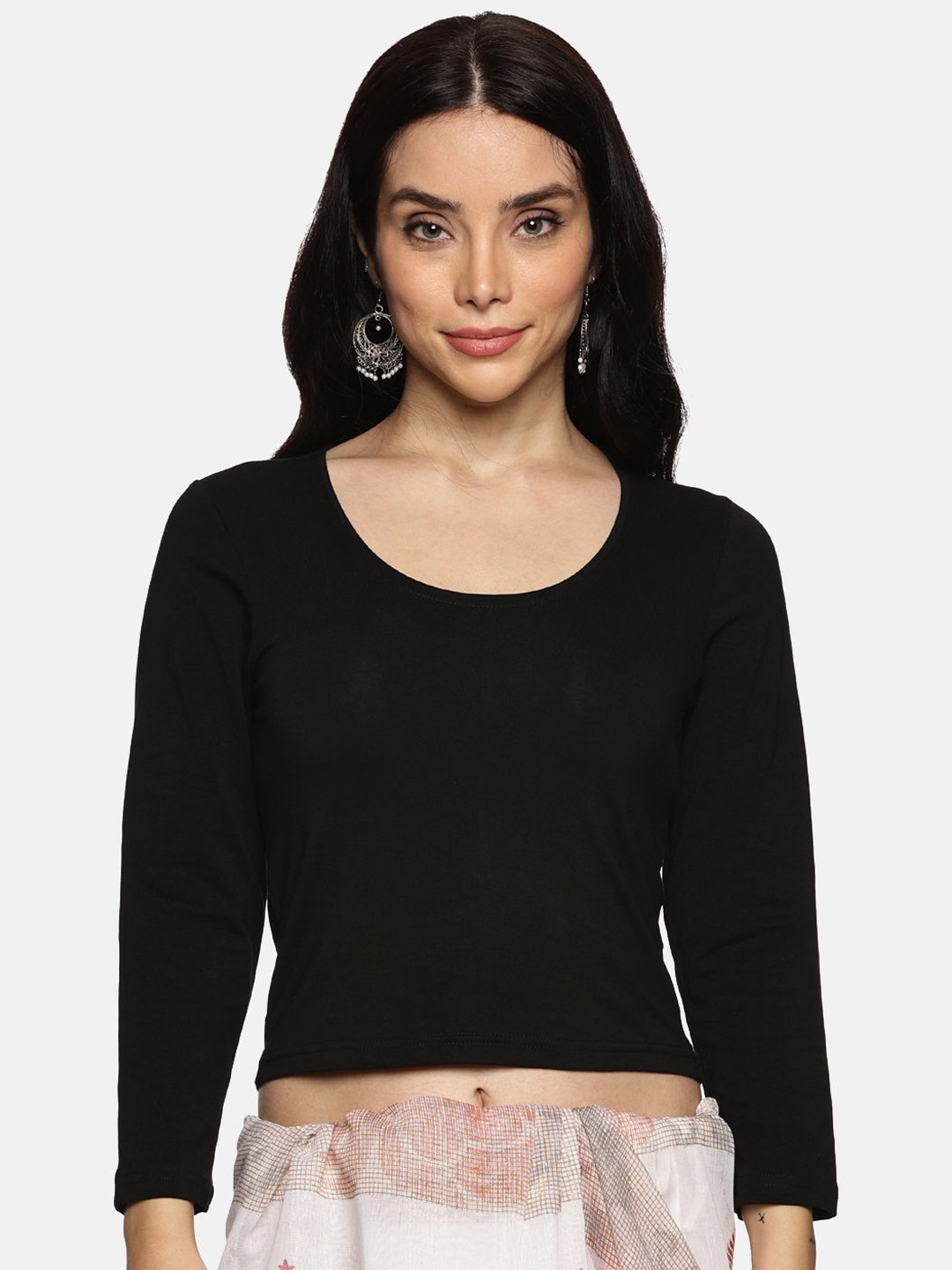 NOT YET by us Non-Padded Saree Blouse