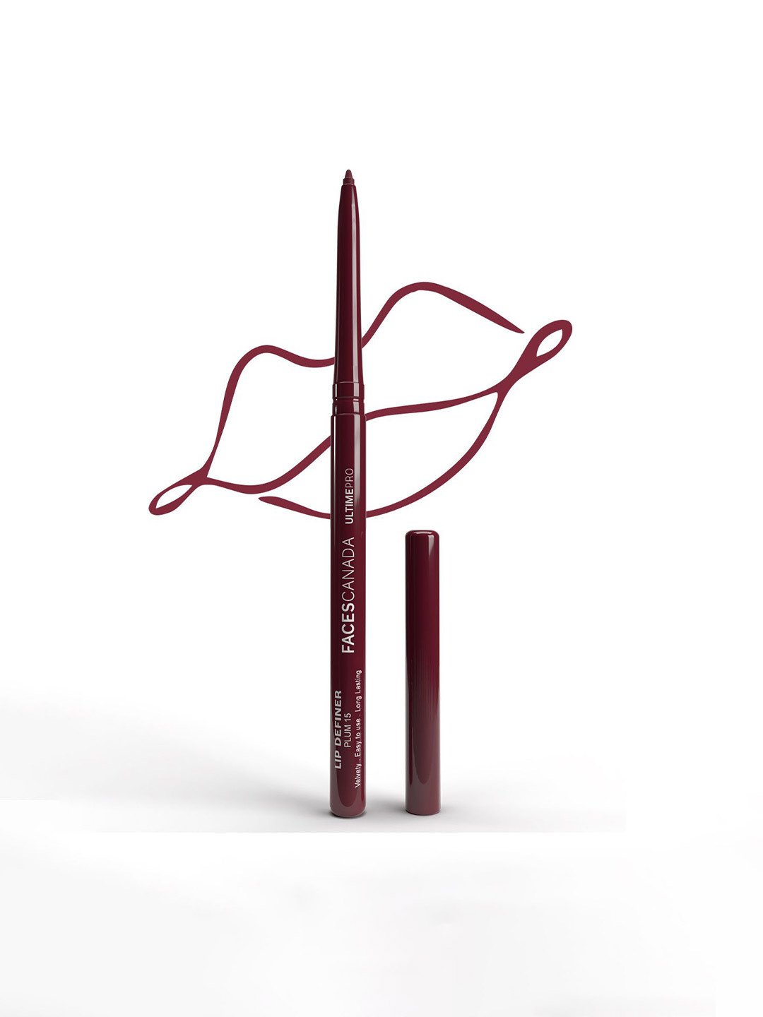 FACES CANADA Ultime Pro Smudge Proof Lip Definer- Plum 15- 0.35g