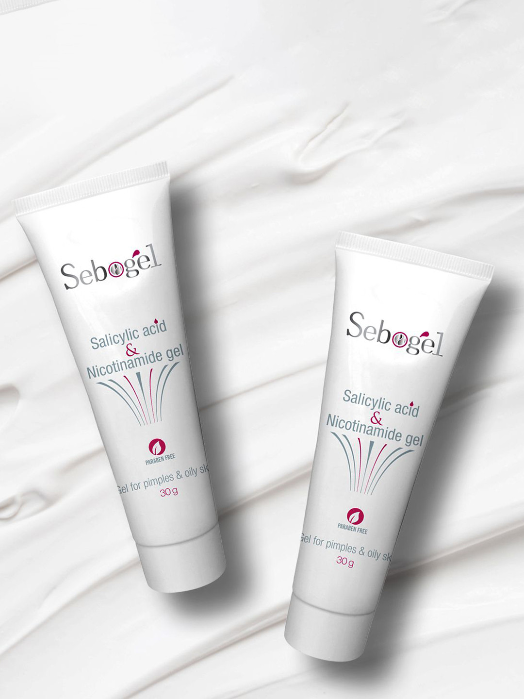 Sebogel Set Of 2 Salicylic Acid & Nicotinamide Gel- 30 g Each