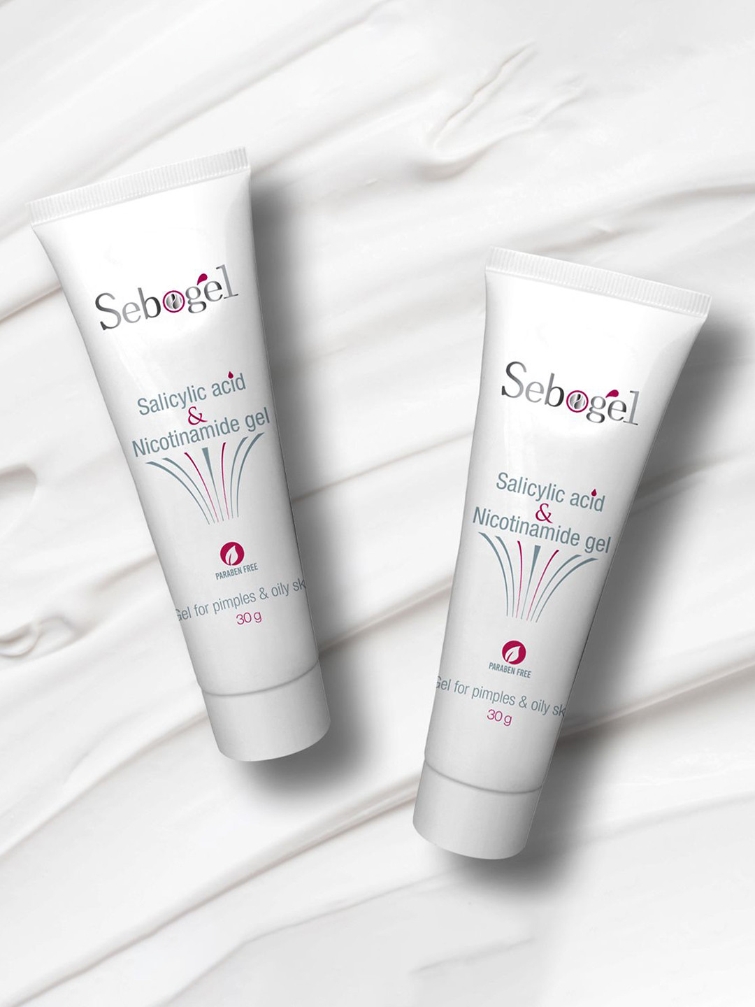 Sebogel Set Of 6 Salicylic Acid & Nicotinamide Gel- 30 g Each